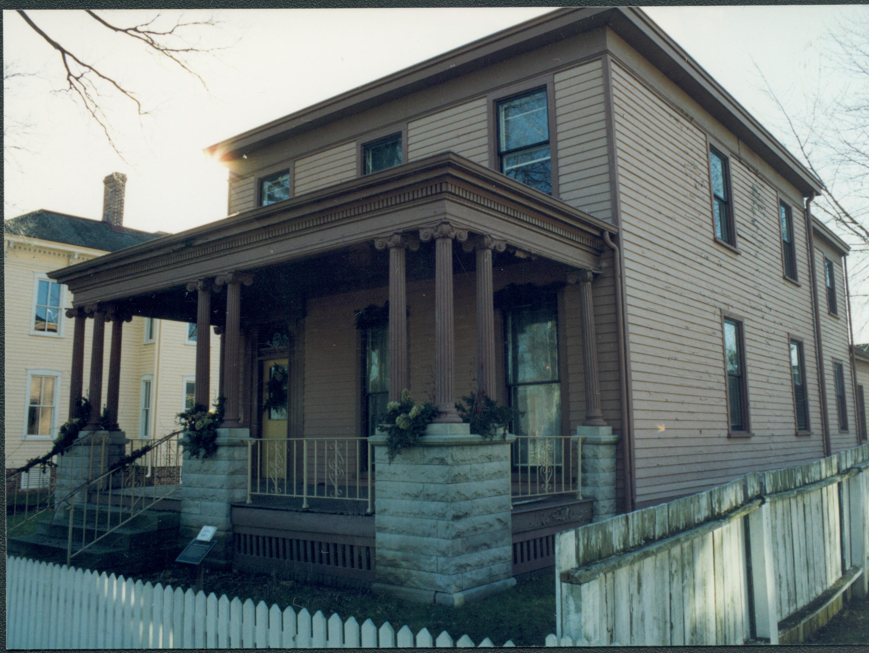 NA Lincoln Home NHS- Christmas in Licoln Neighborhood 1993, Holiday Decorations Christmas, decorations, neighborhood