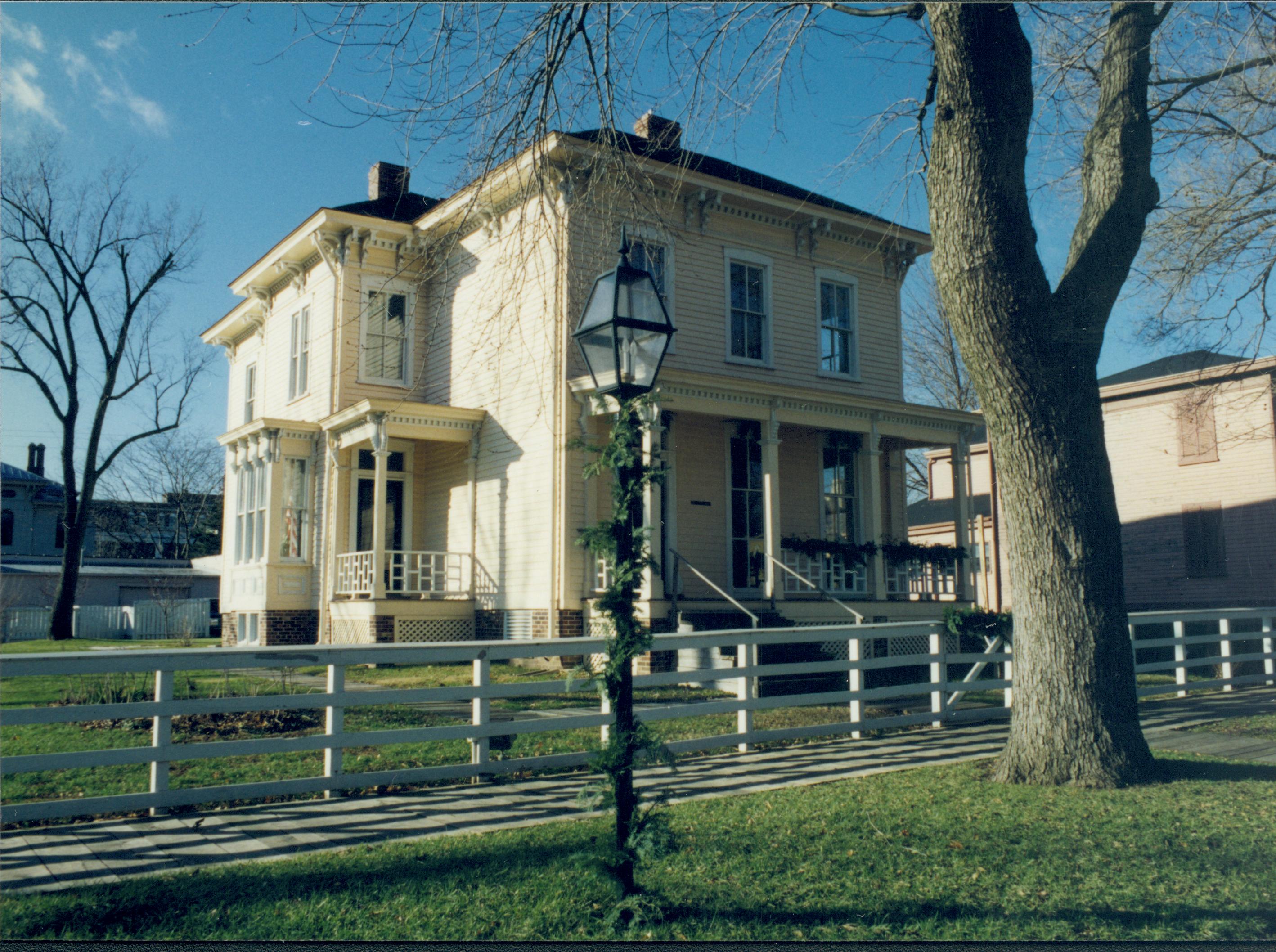 NA Lincoln Home NHS- Christmas in Licoln Neighborhood 1993, Holiday Decorations Christmas, decorations, neighborhood