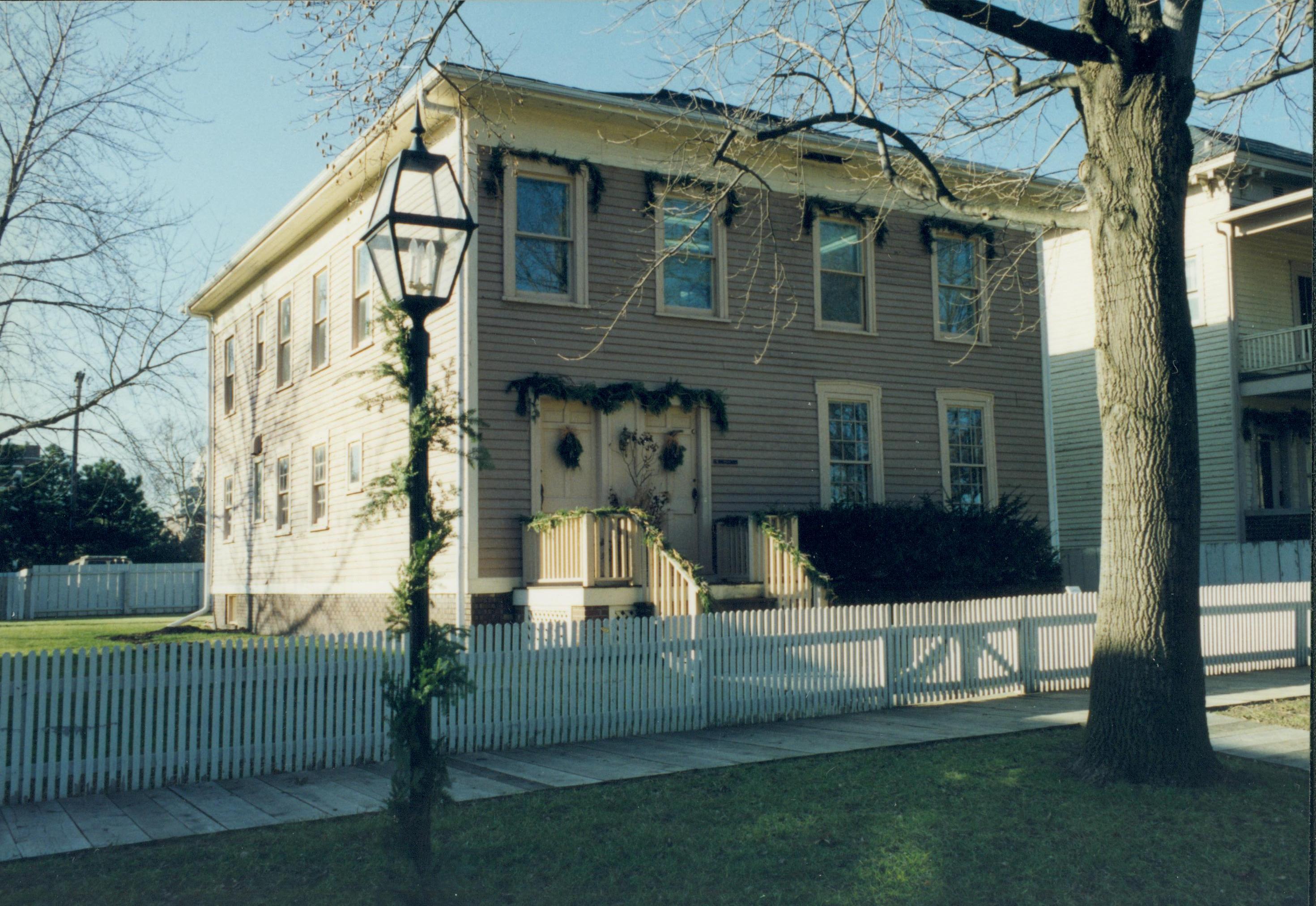 NA Lincoln Home NHS- Christmas in Licoln Neighborhood 1993, Holiday Decorations Christmas, decorations, neighborhood