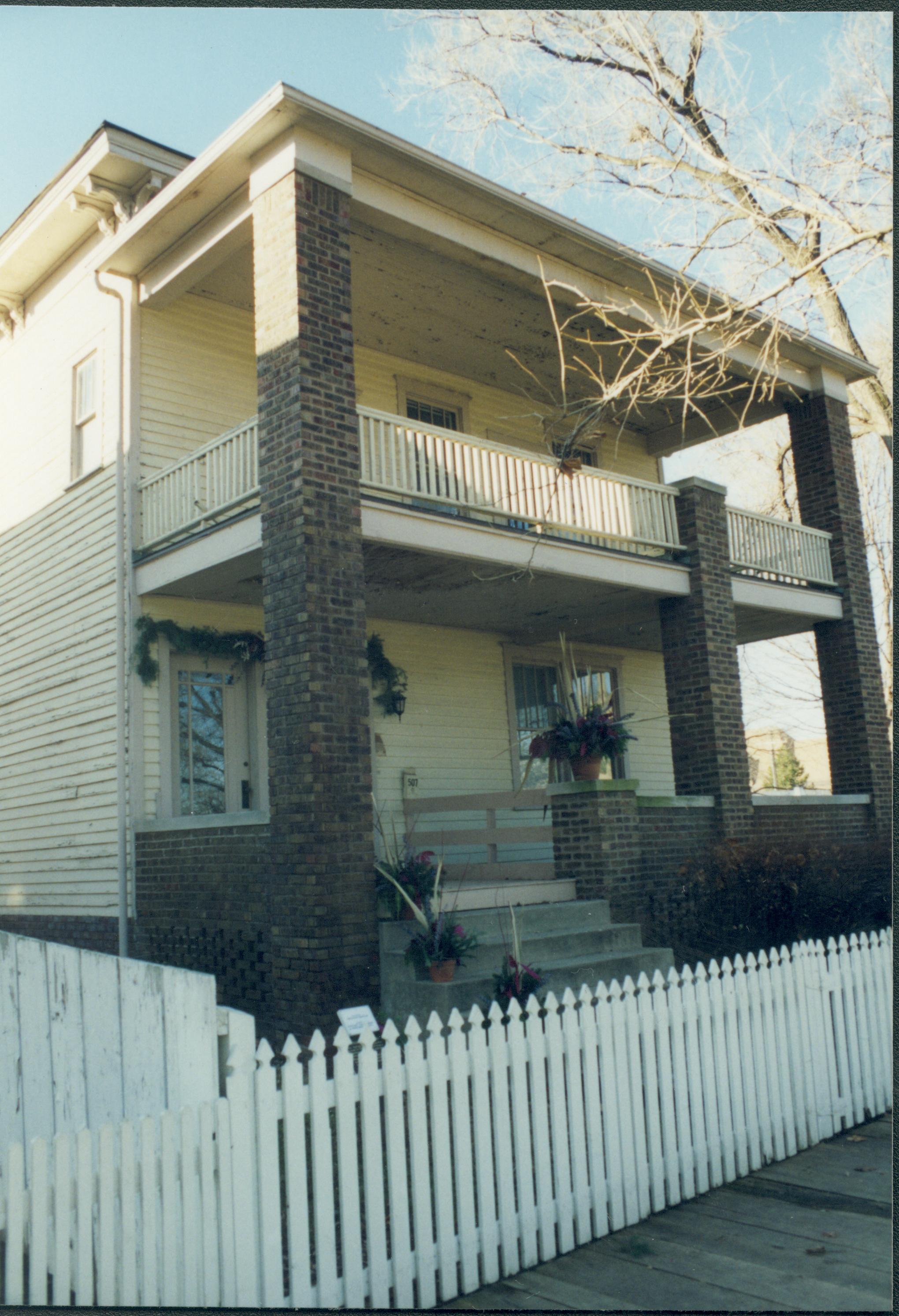 NA Lincoln Home NHS- Christmas in Licoln Neighborhood 1993, Holiday Decorations Christmas, decorations, neighborhood