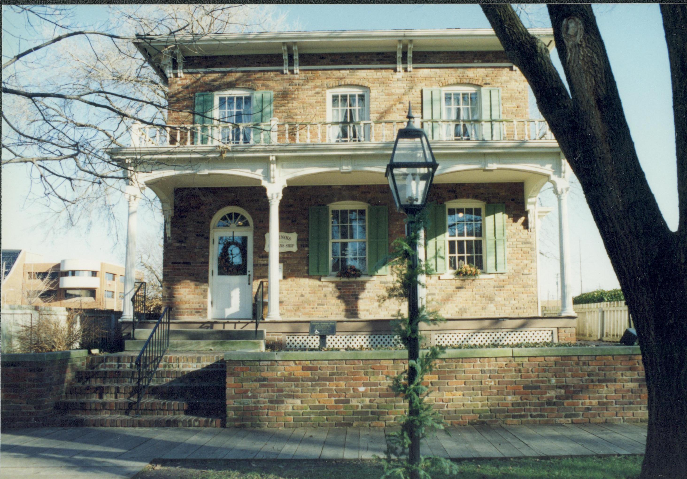 NA Lincoln Home NHS- Christmas in Licoln Neighborhood 1993, Holiday Decorations Christmas, decorations, neighborhood