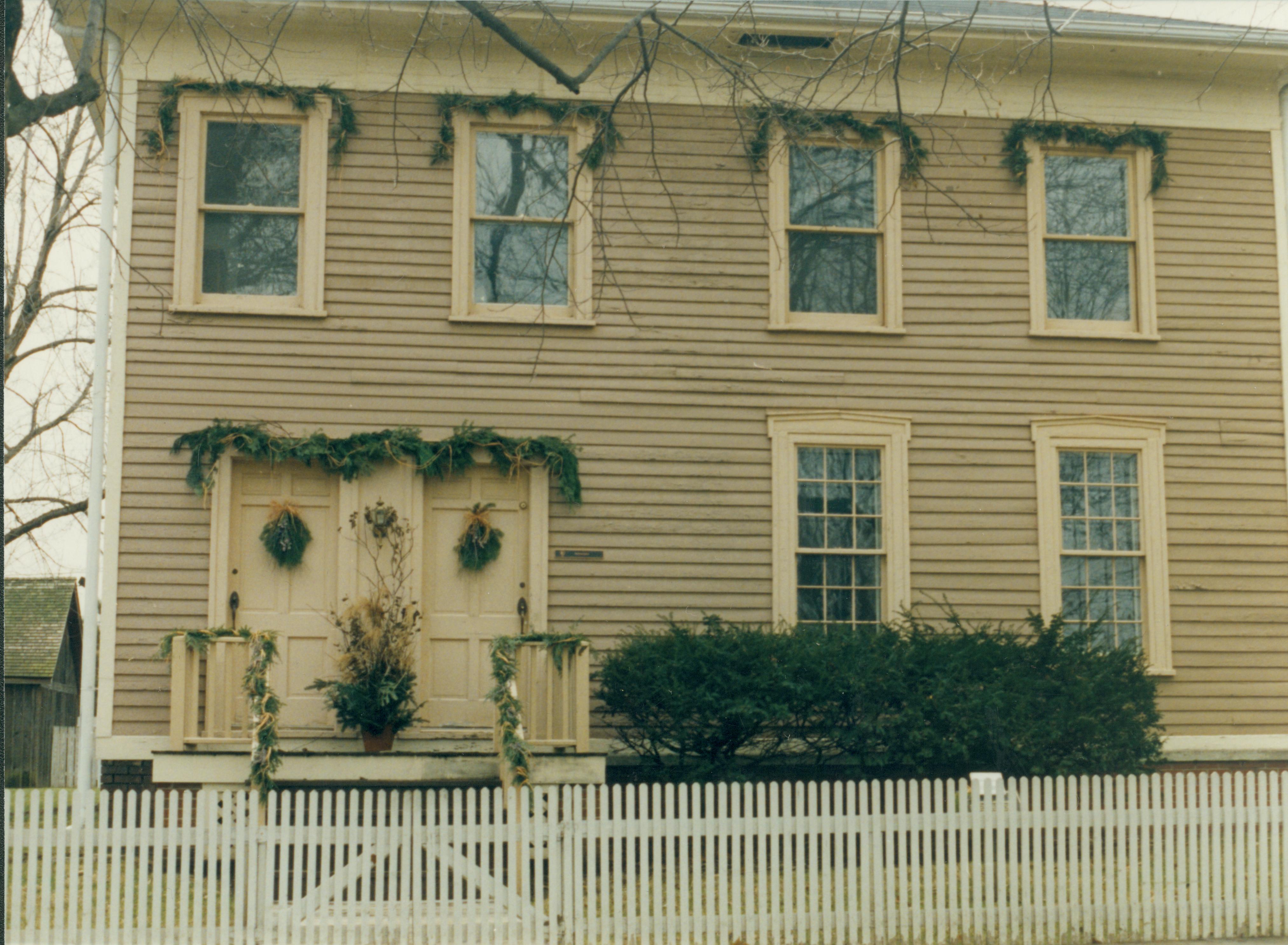 NA Lincoln Home NHS- Christmas in Licoln Neighborhood 1993, Holiday Decorations Christmas, decorations, neighborhood