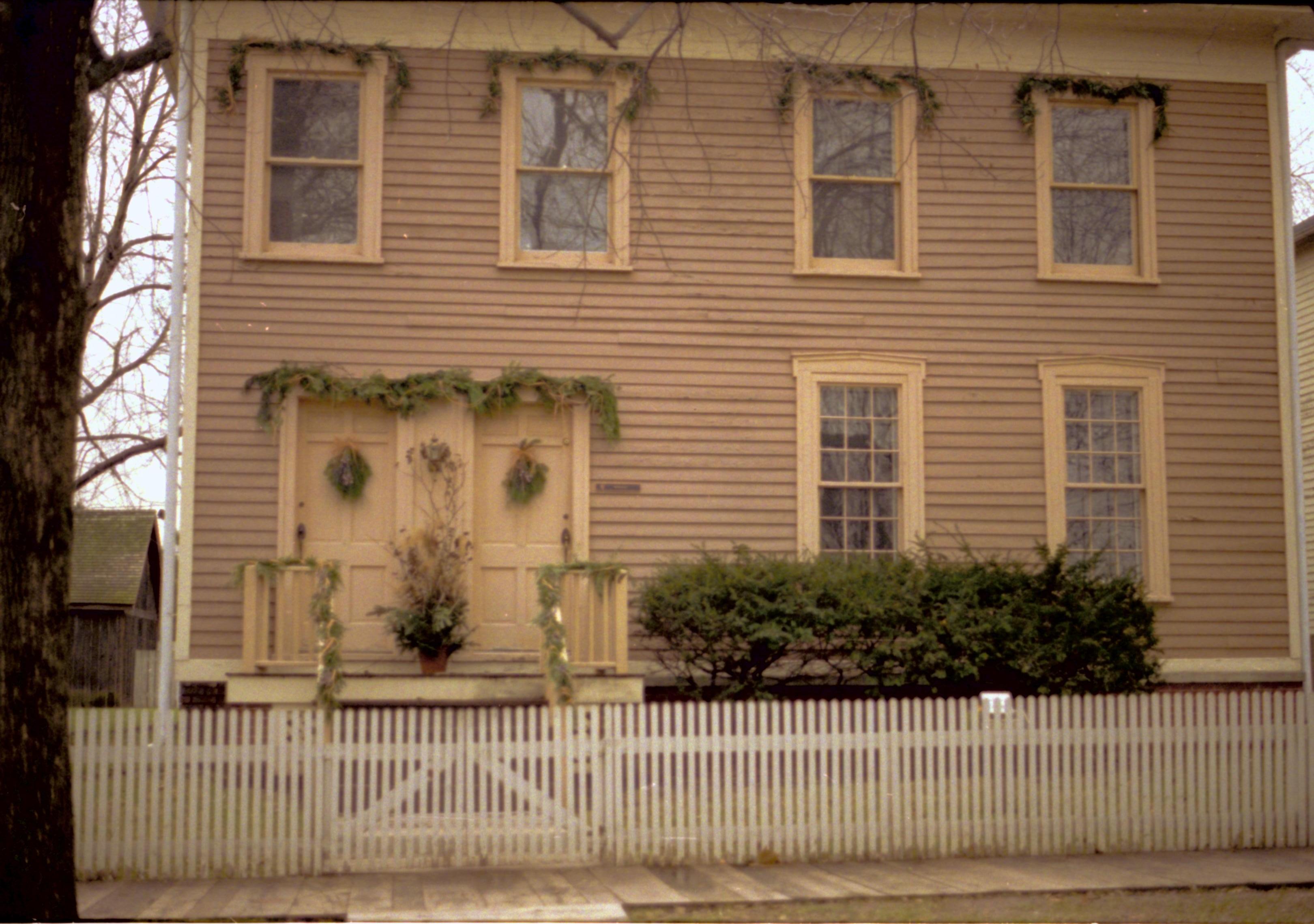 NA Lincoln Home NHS- Christmas in Licoln Neighborhood 1993, Holiday Decorations Christmas, decorations, neighborhood