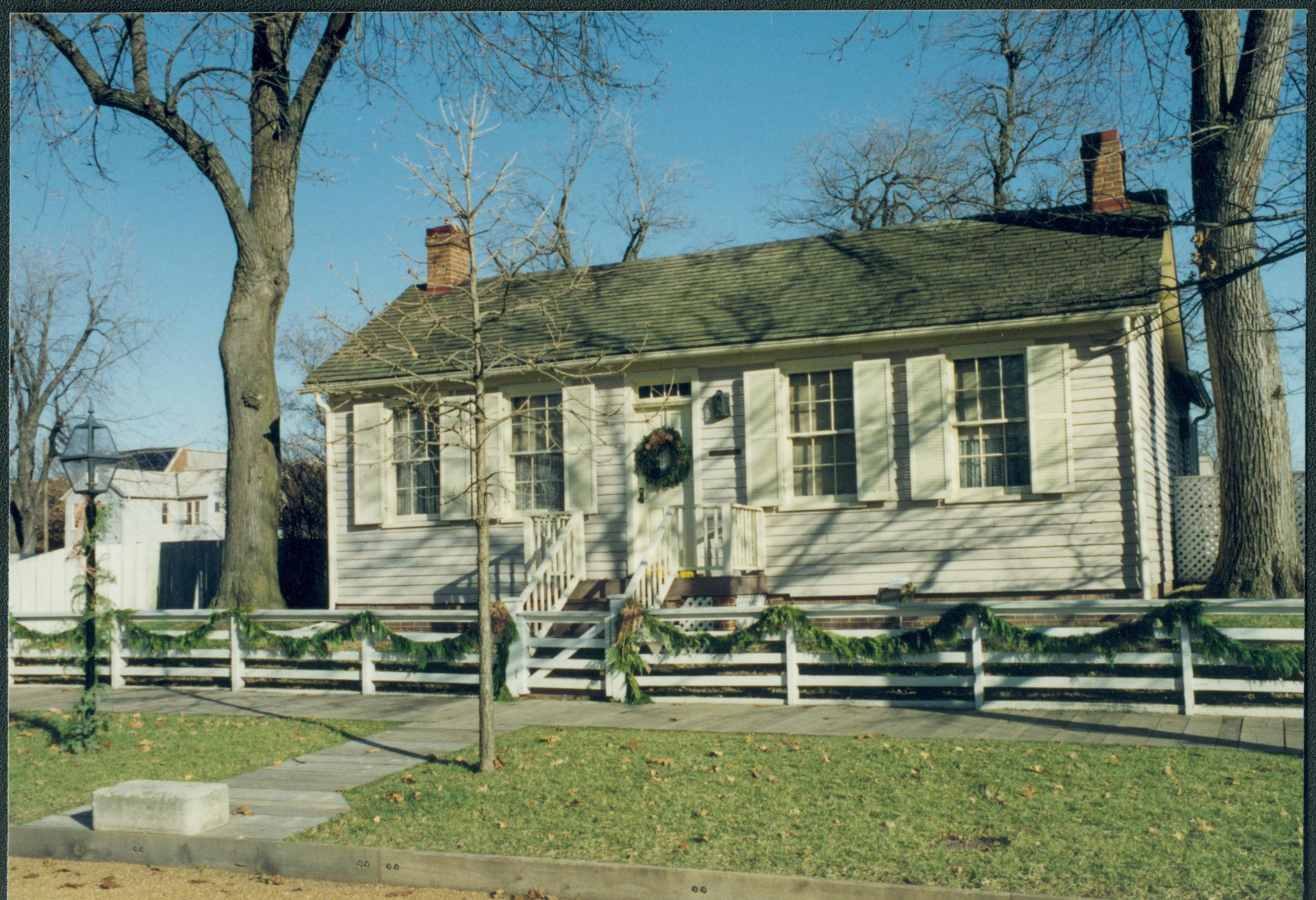 NA Lincoln Home NHS- Christmas in Licoln Neighborhood 1993, Holiday Decorations Christmas, decorations, neighborhood