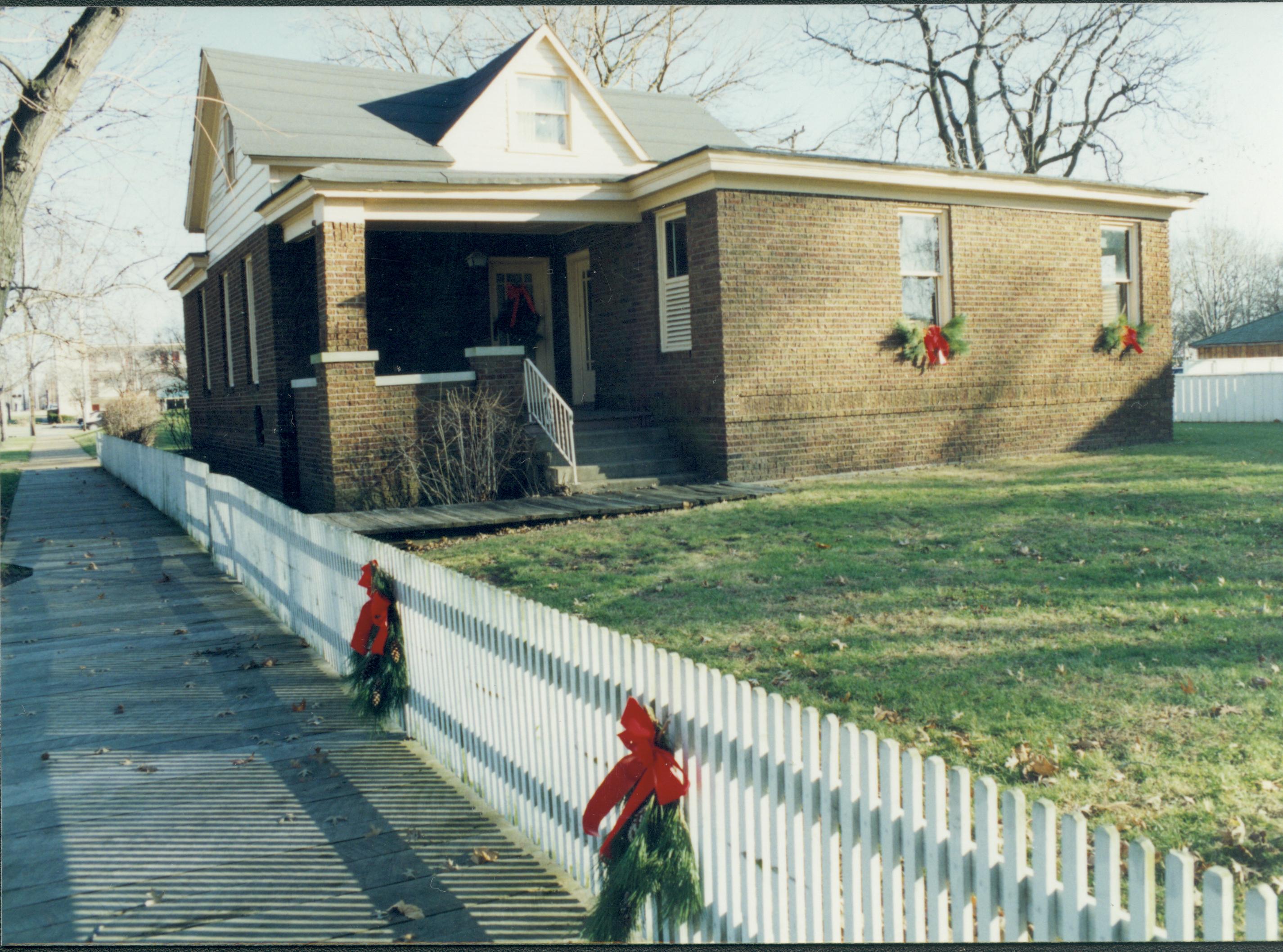 NA Lincoln Home NHS- Christmas in Licoln Neighborhood 1993, Holiday Decorations Christmas, decorations, neighborhood