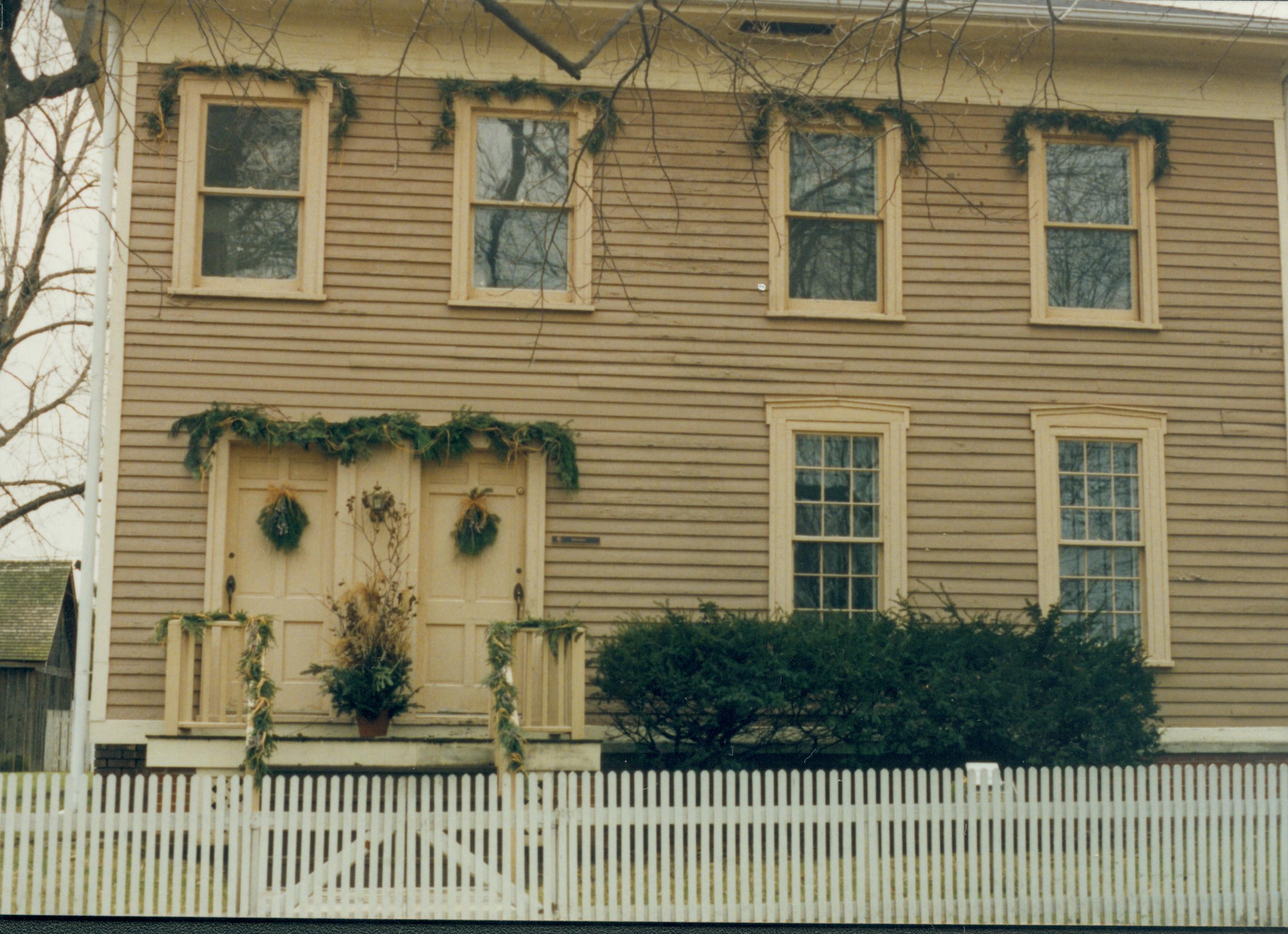 NA Lincoln Home NHS- Christmas in Licoln Neighborhood 1993, Holiday Decorations Christmas, decorations, neighborhood