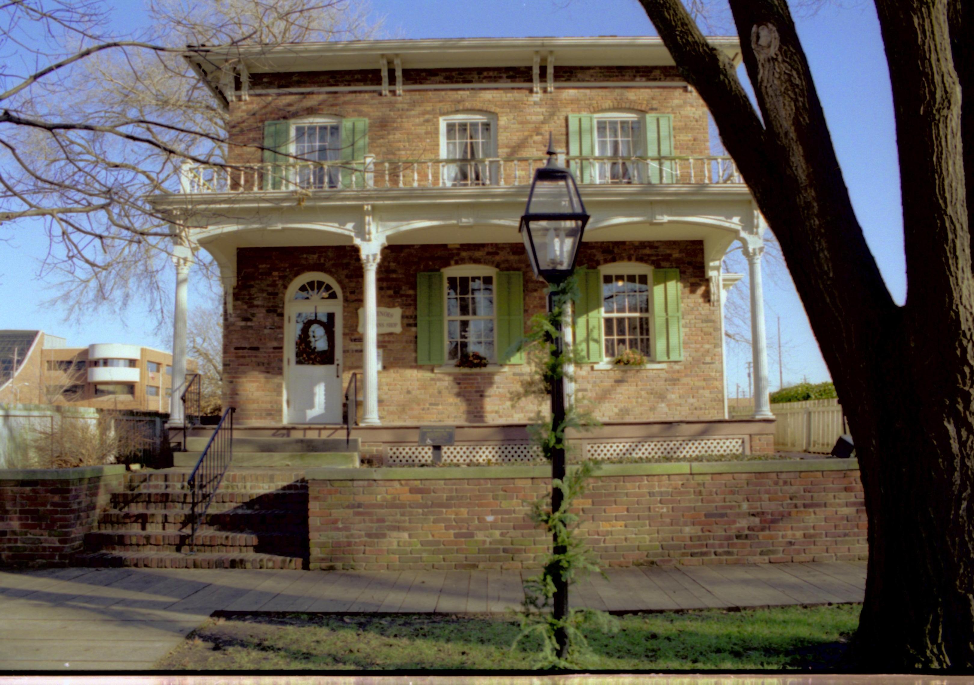 NA Lincoln Home NHS- Christmas in Licoln Neighborhood 1993, Holiday Decorations Christmas, decorations, neighborhood
