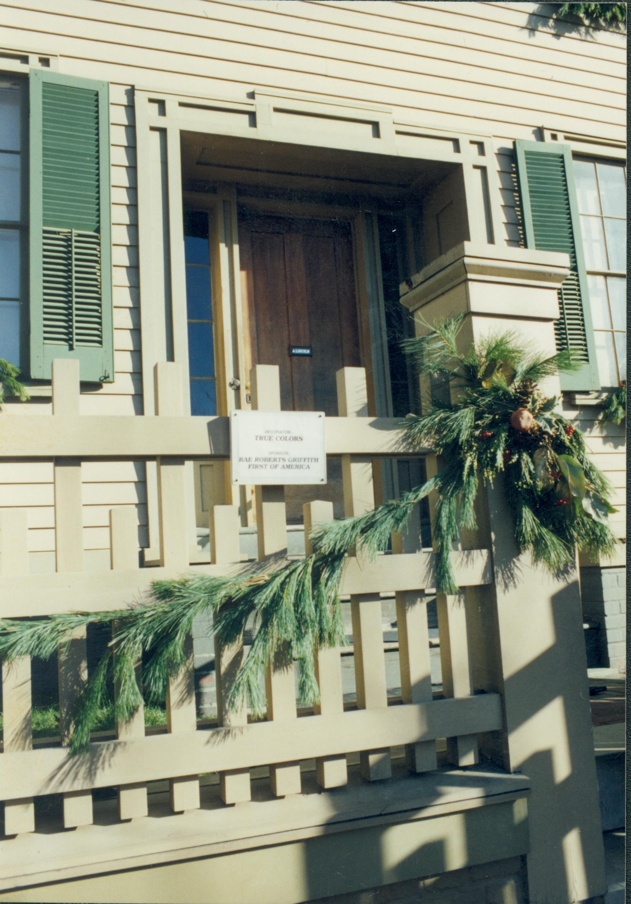 NA Lincoln Home NHS- Christmas in Licoln Neighborhood 1993, Holiday Decorations Christmas, decorations, neighborhood