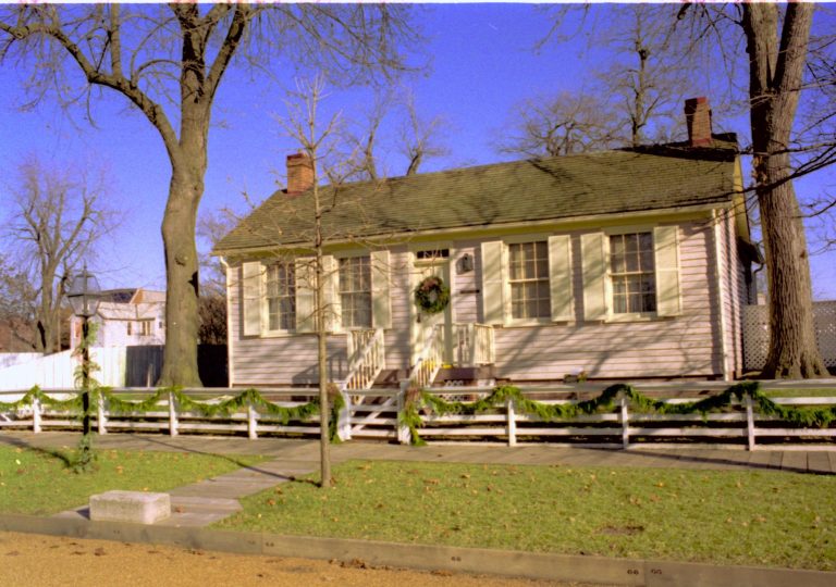 NA Lincoln Home NHS- Christmas in Licoln Neighborhood 1993, Holiday Decorations Christmas, decorations, neighborhood
