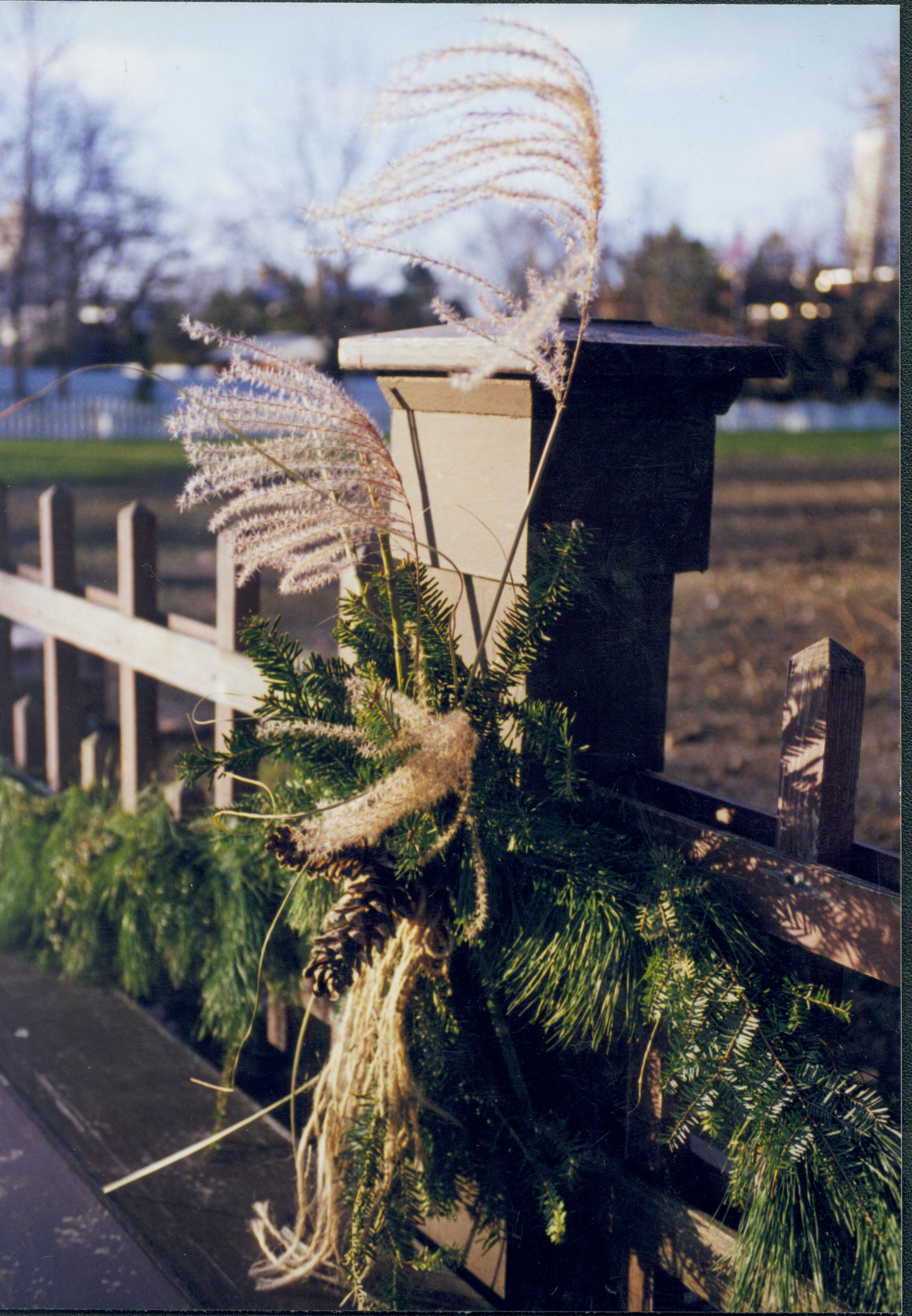 NA Lincoln Home NHS- Christmas in Licoln Neighborhood 1994 Christmas, decorations, neighborhood