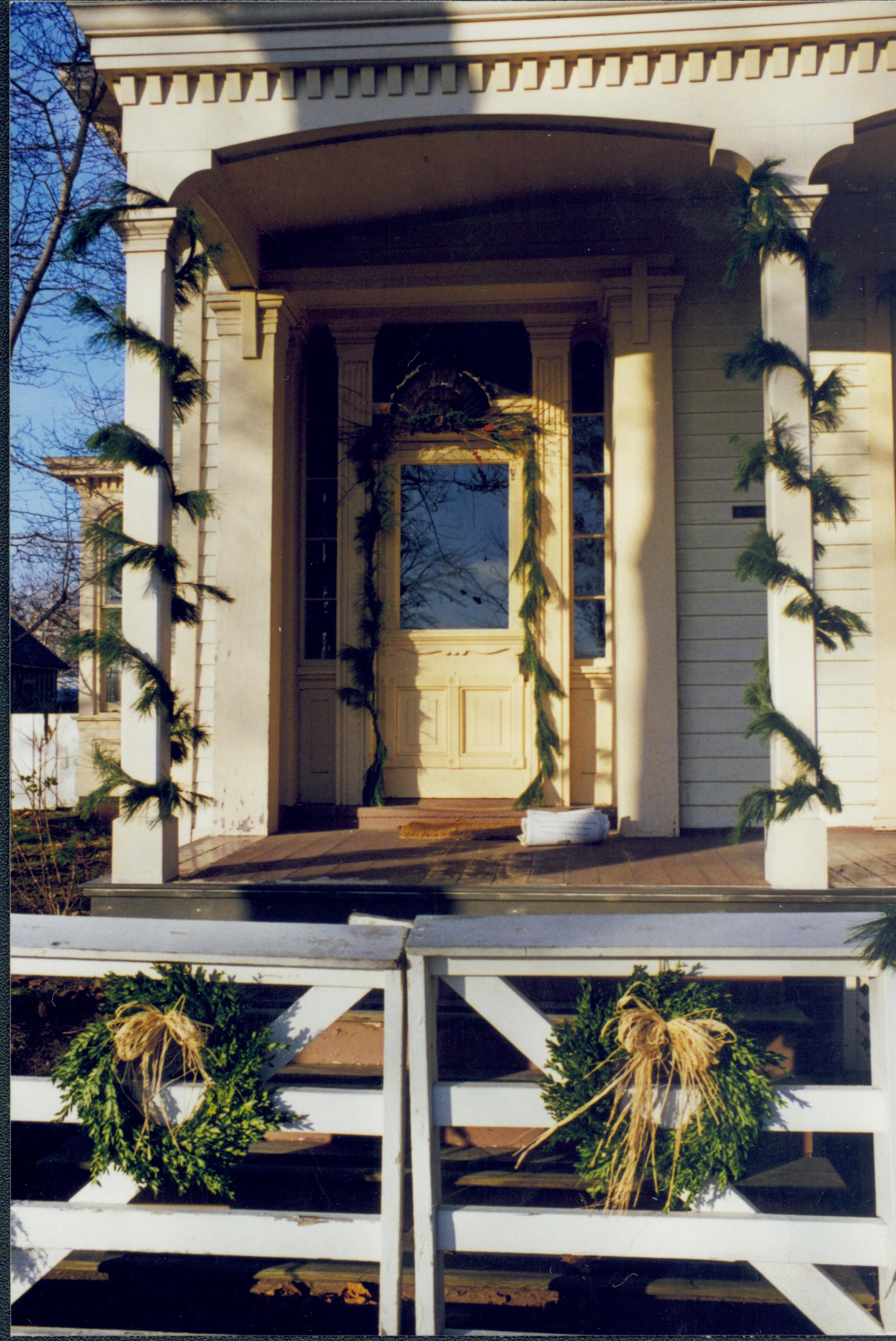 NA Lincoln Home NHS- Christmas in Licoln Neighborhood 1994 Christmas, decorations, neighborhood