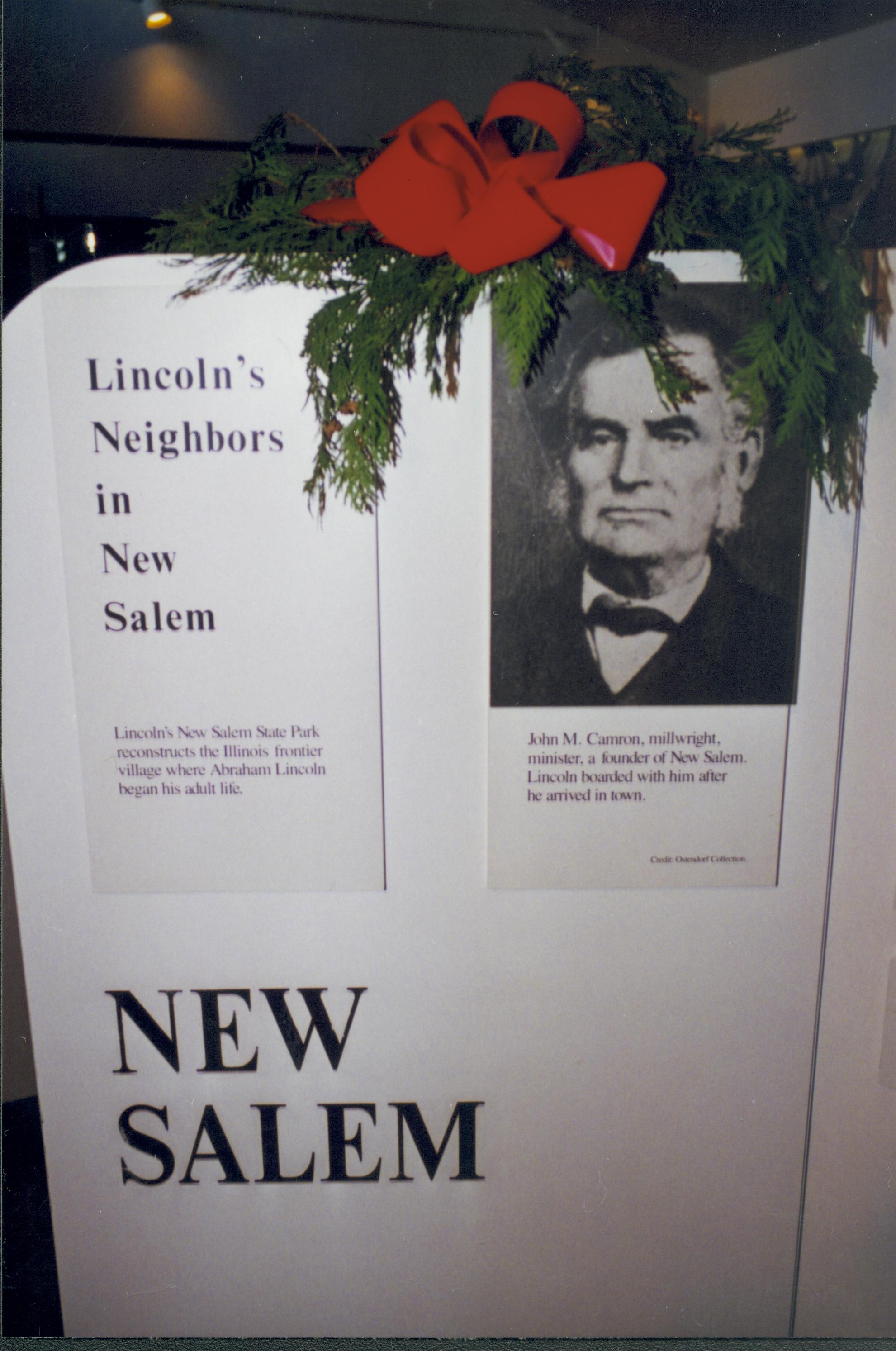 NA Lincoln Home NHS- Christmas in Licoln Neighborhood 1995, Christmas 1995 Christmas, decorations, neighborhood, exhibit