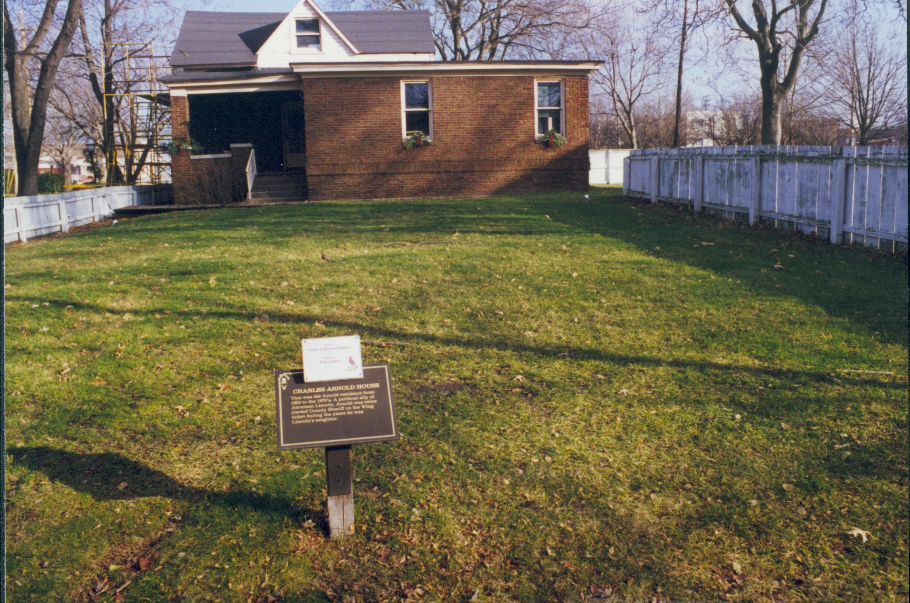 NA Lincoln Home NHS- Christmas in Licoln Neighborhood 1995, Christmas 1995 Christmas, decorations, neighborhood