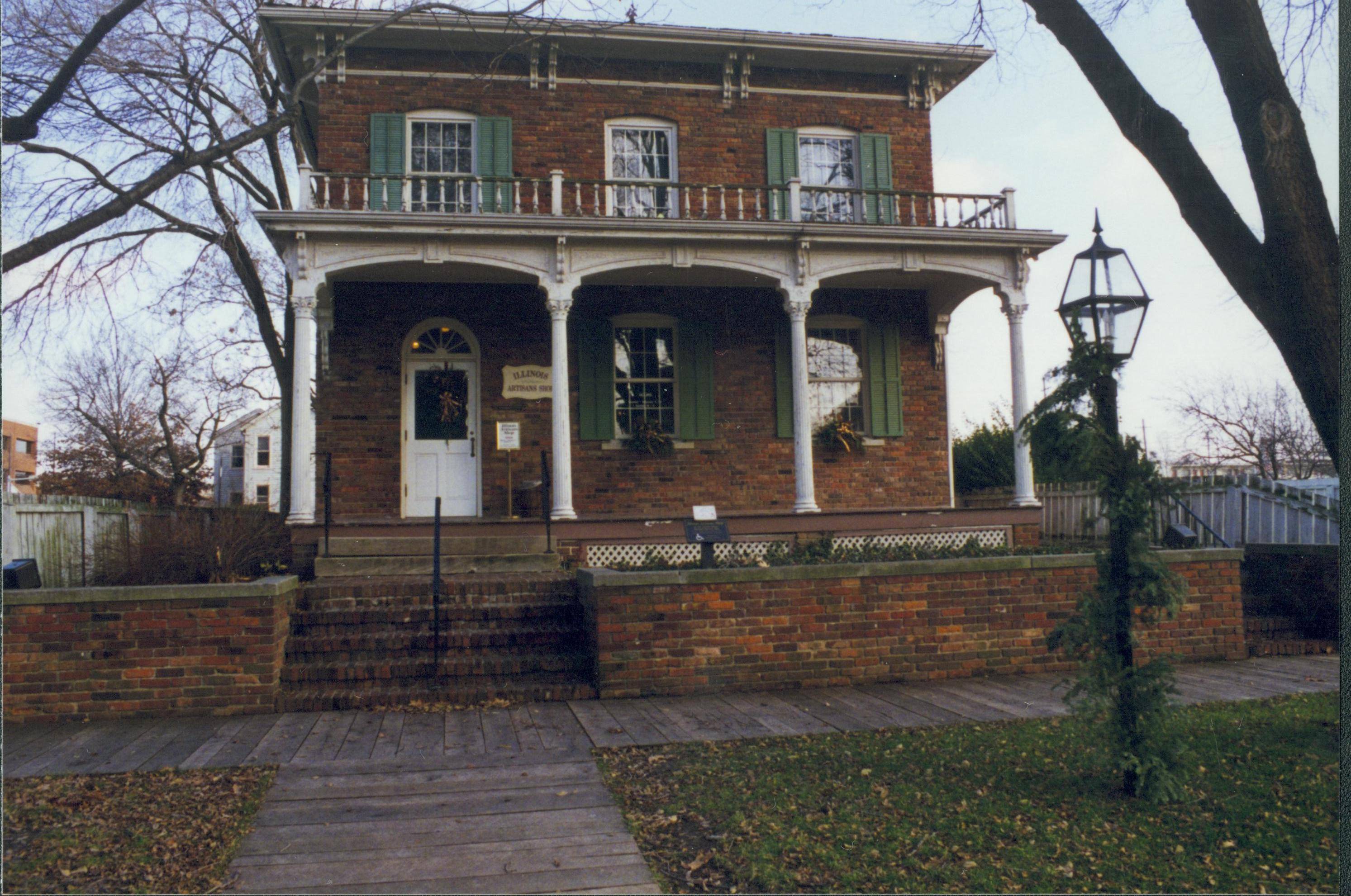 NA Lincoln Home NHS- Christmas in Licoln Neighborhood 1995, Christmas 1995 Christmas, decorations, neighborhood