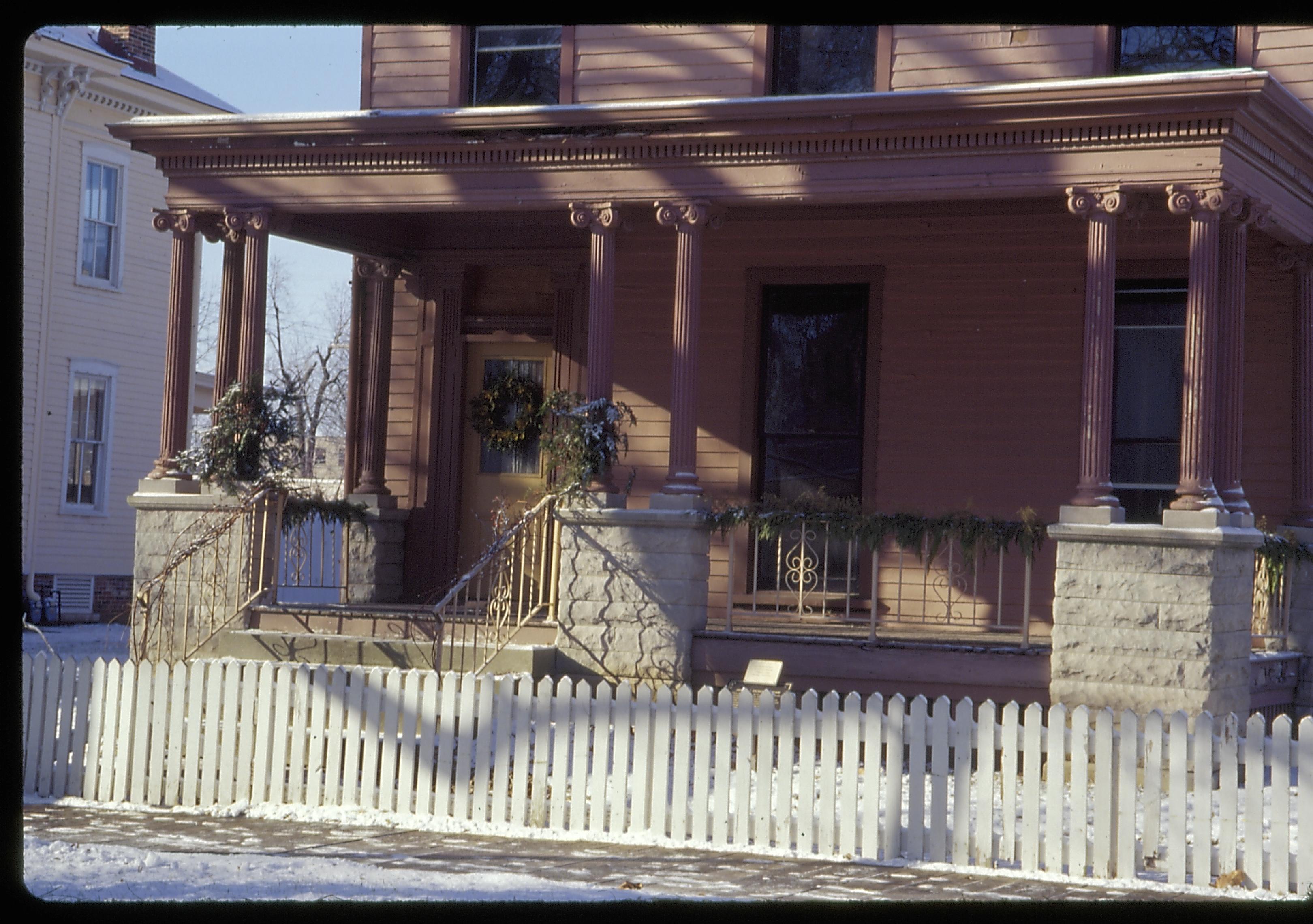 NA Lincoln Home NHS- Christmas in Licoln Neighborhood 1995, Christmas 1995 Christmas, decorations, neighborhood