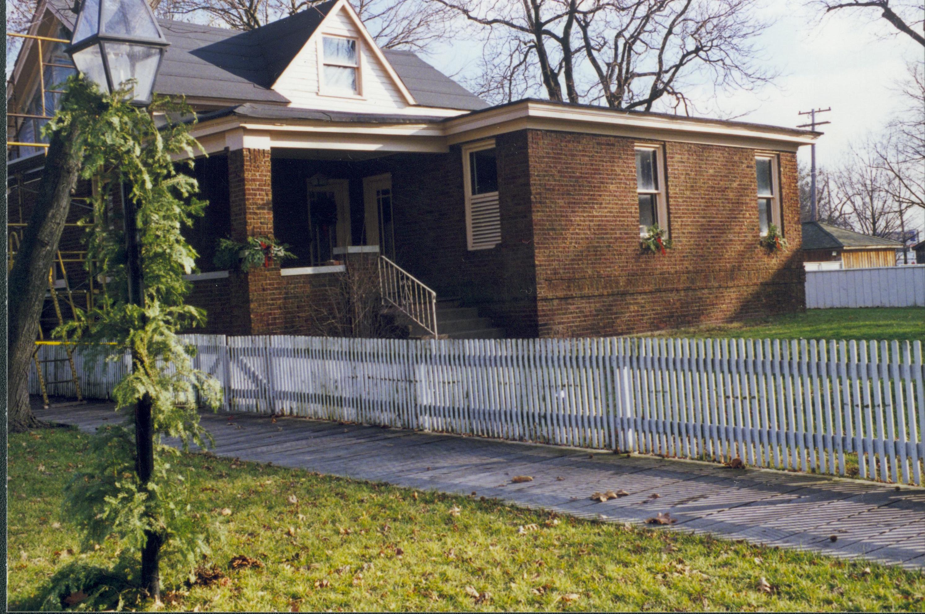 NA Lincoln Home NHS- Christmas in Licoln Neighborhood 1995, Christmas 1995 Christmas, decorations, neighborhood