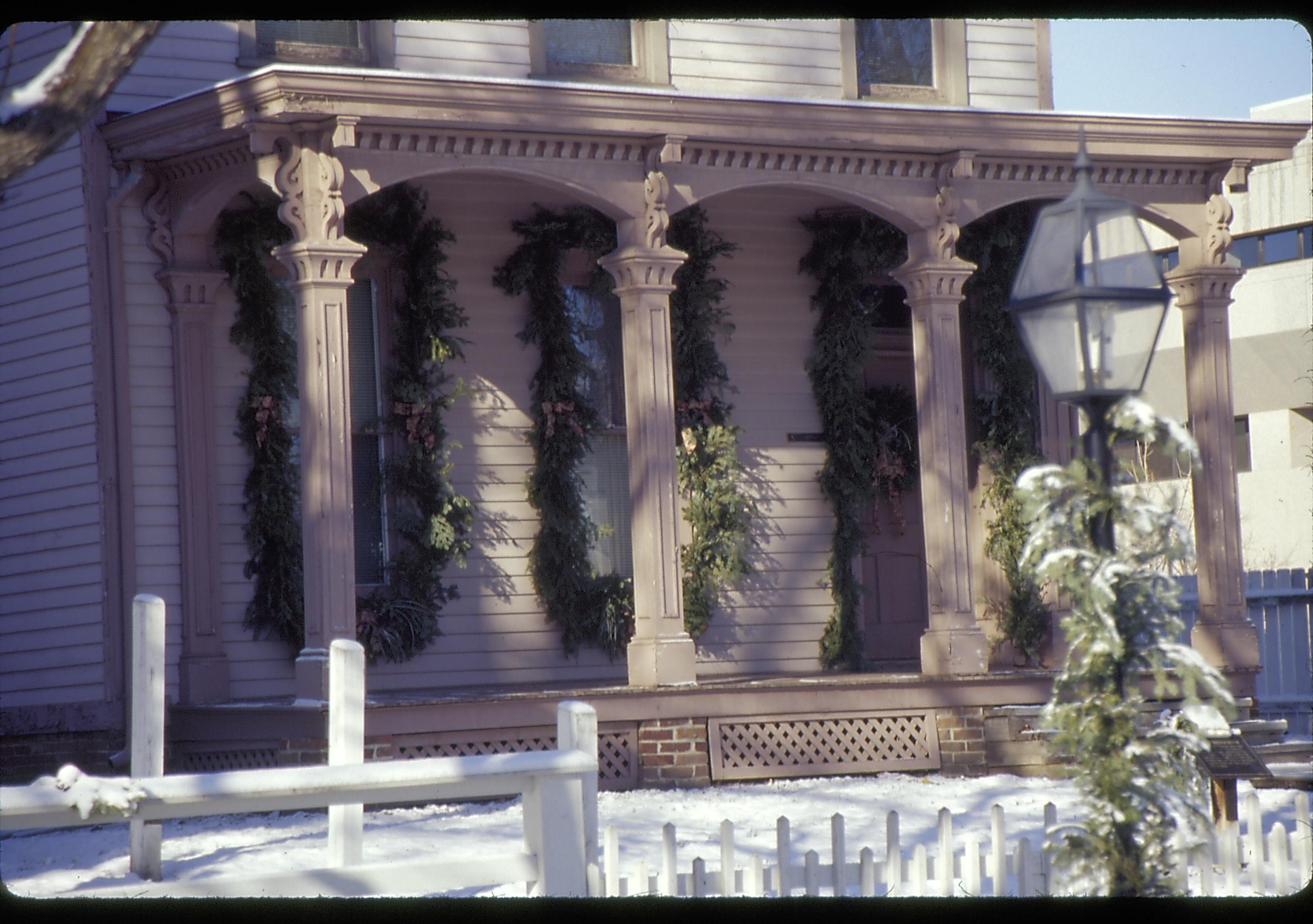 NA Lincoln Home NHS- Christmas in Licoln Neighborhood 1995, Christmas 1995 Christmas, decorations, neighborhood