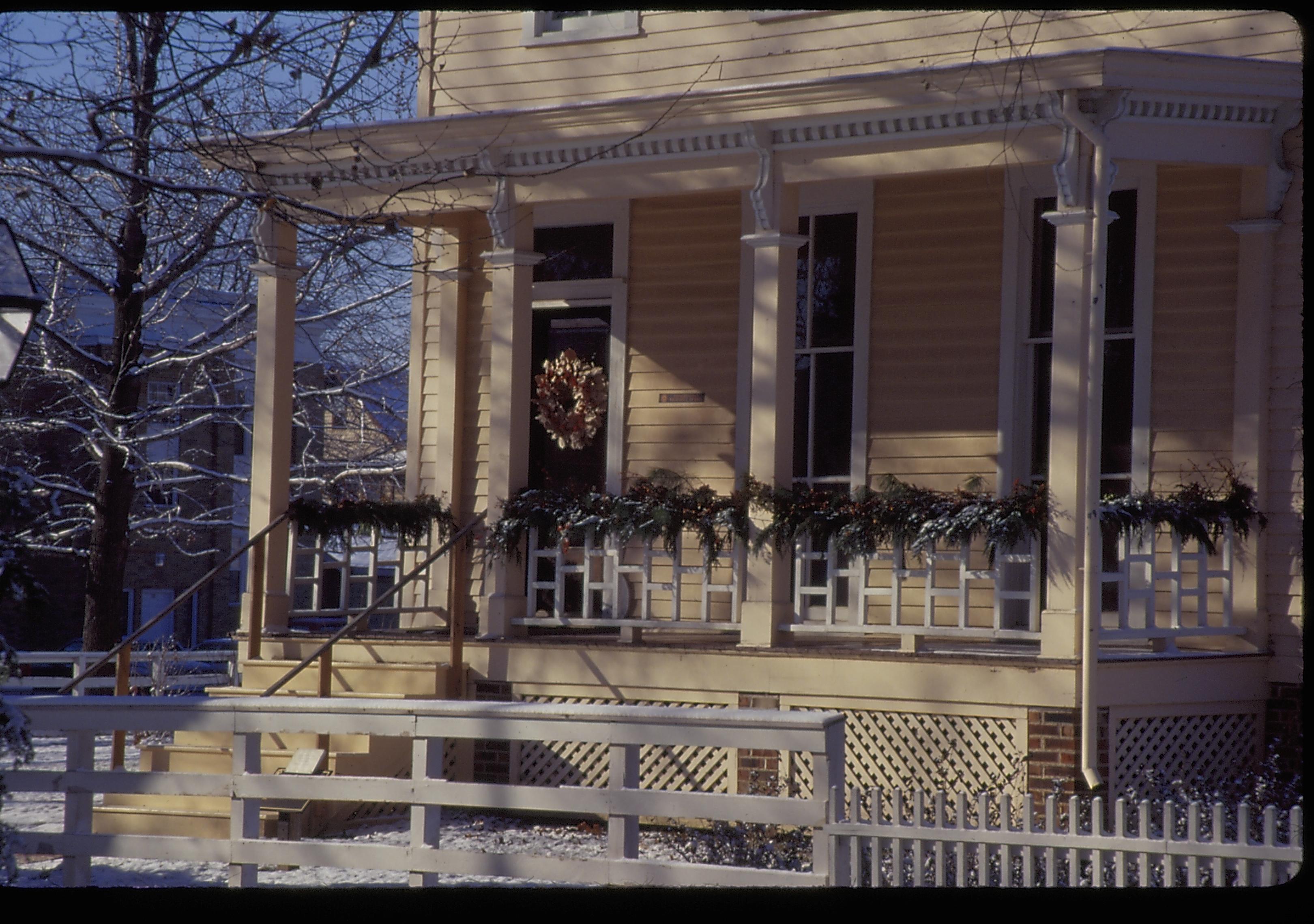 NA Lincoln Home NHS- Christmas in Licoln Neighborhood 1995, Christmas 1995 Christmas, decorations, neighborhood
