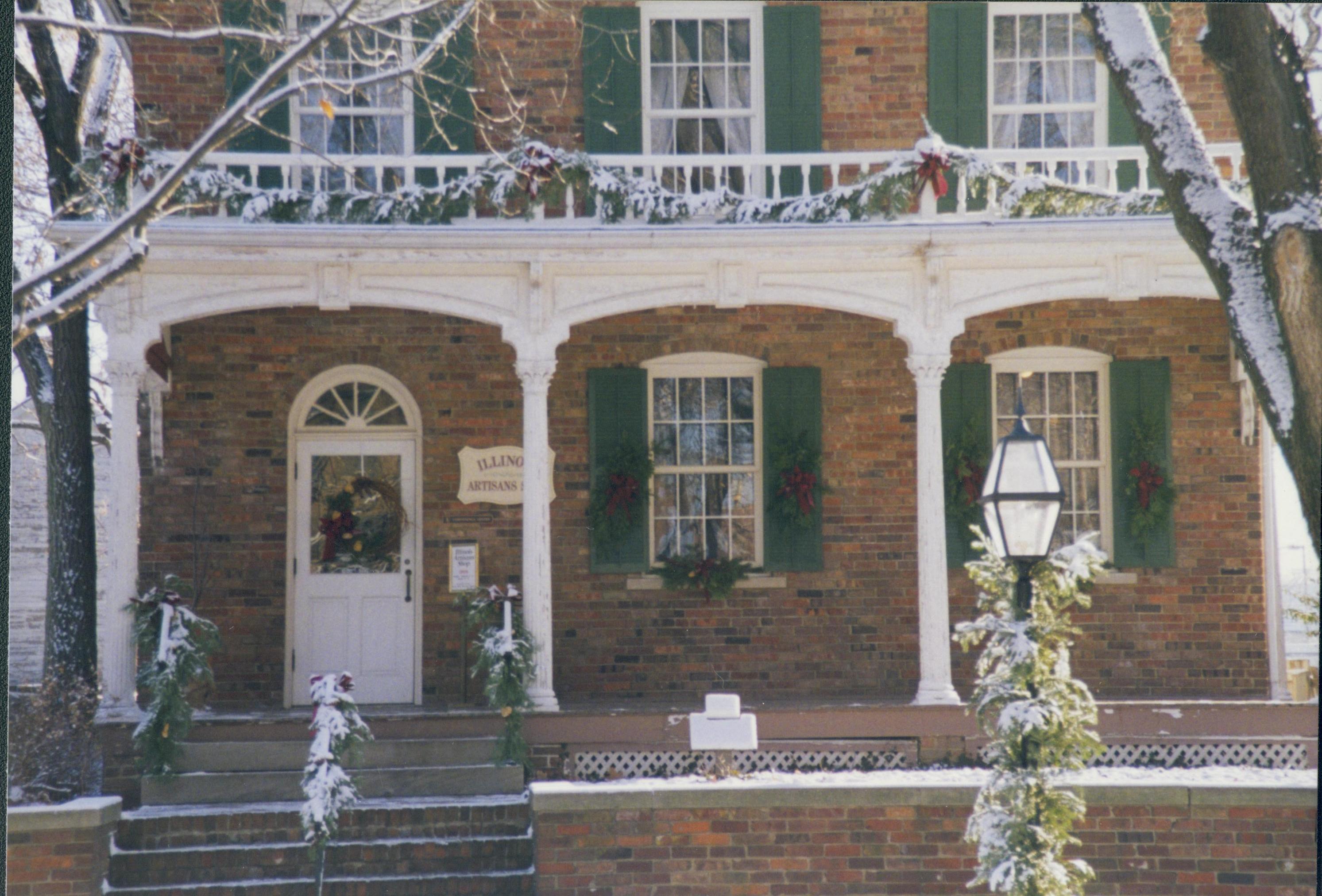 NA Lincoln Home NHS- Christmas in Licoln Neighborhood 1996, Holiday Decorations Christmas, decorations, neighborhood