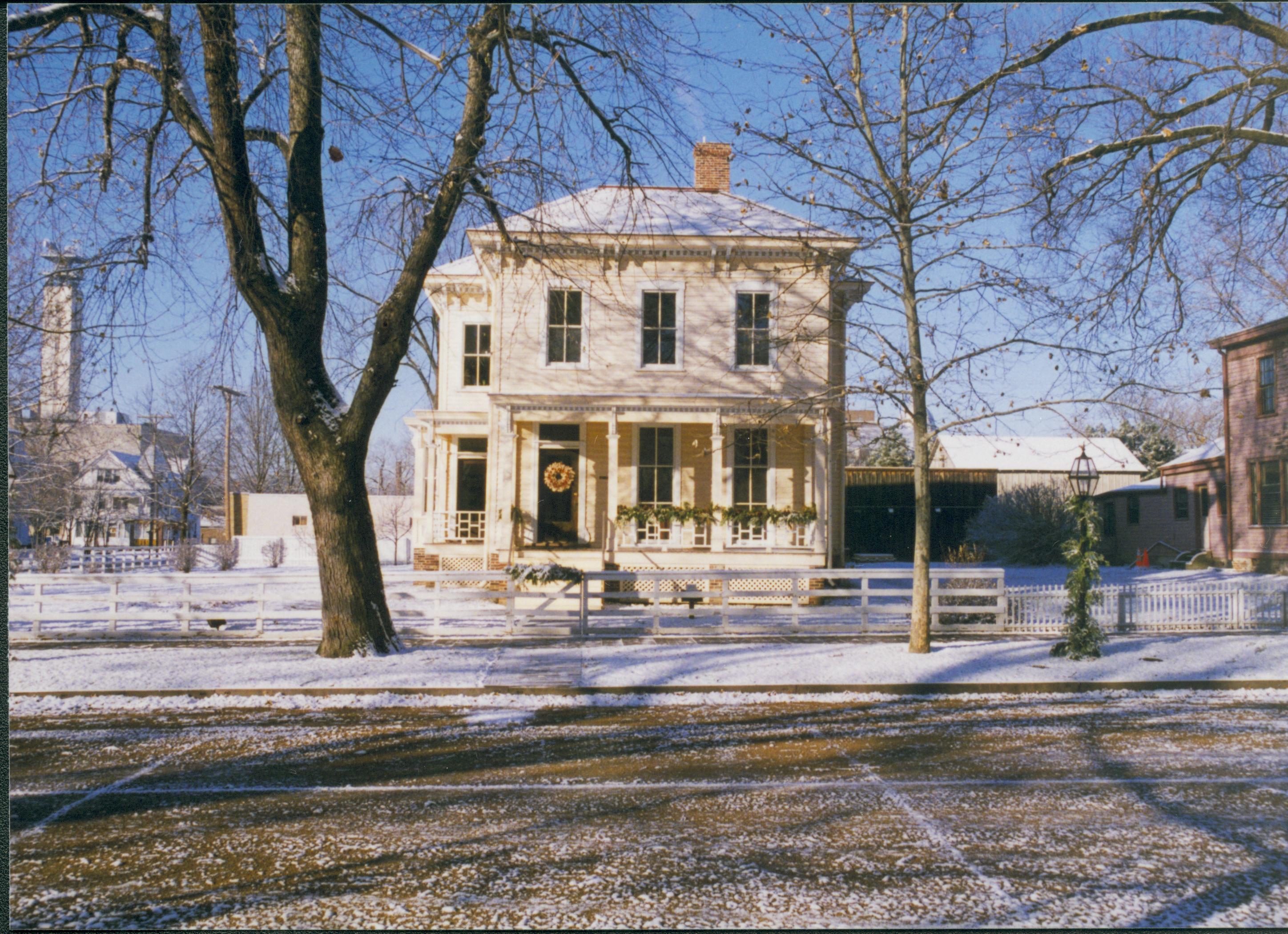 NA Lincoln Home NHS- Christmas in Licoln Neighborhood 1996, Holiday Decorations Christmas, decorations, neighborhood
