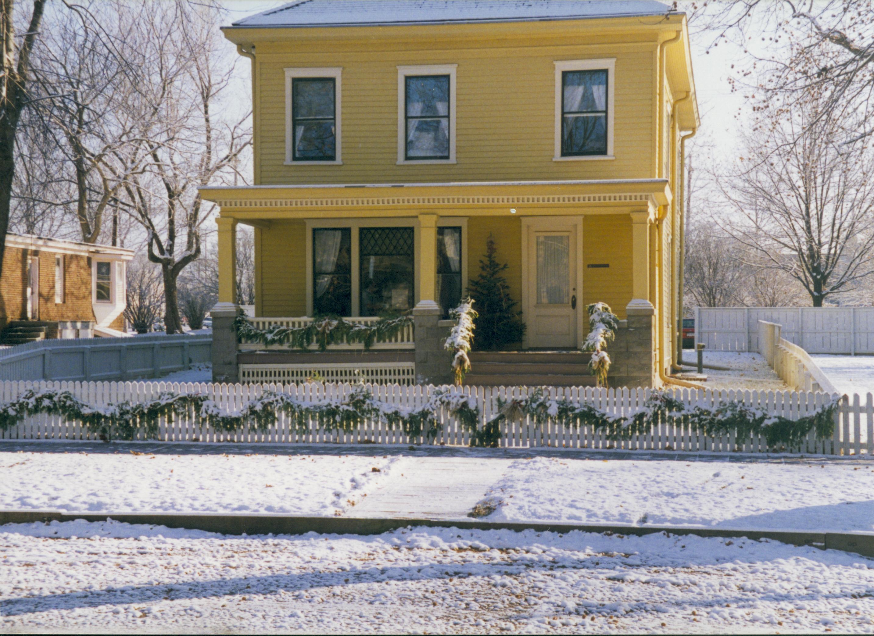 NA Lincoln Home NHS- Christmas in Licoln Neighborhood 1996, Holiday Decorations Christmas, decorations, neighborhood