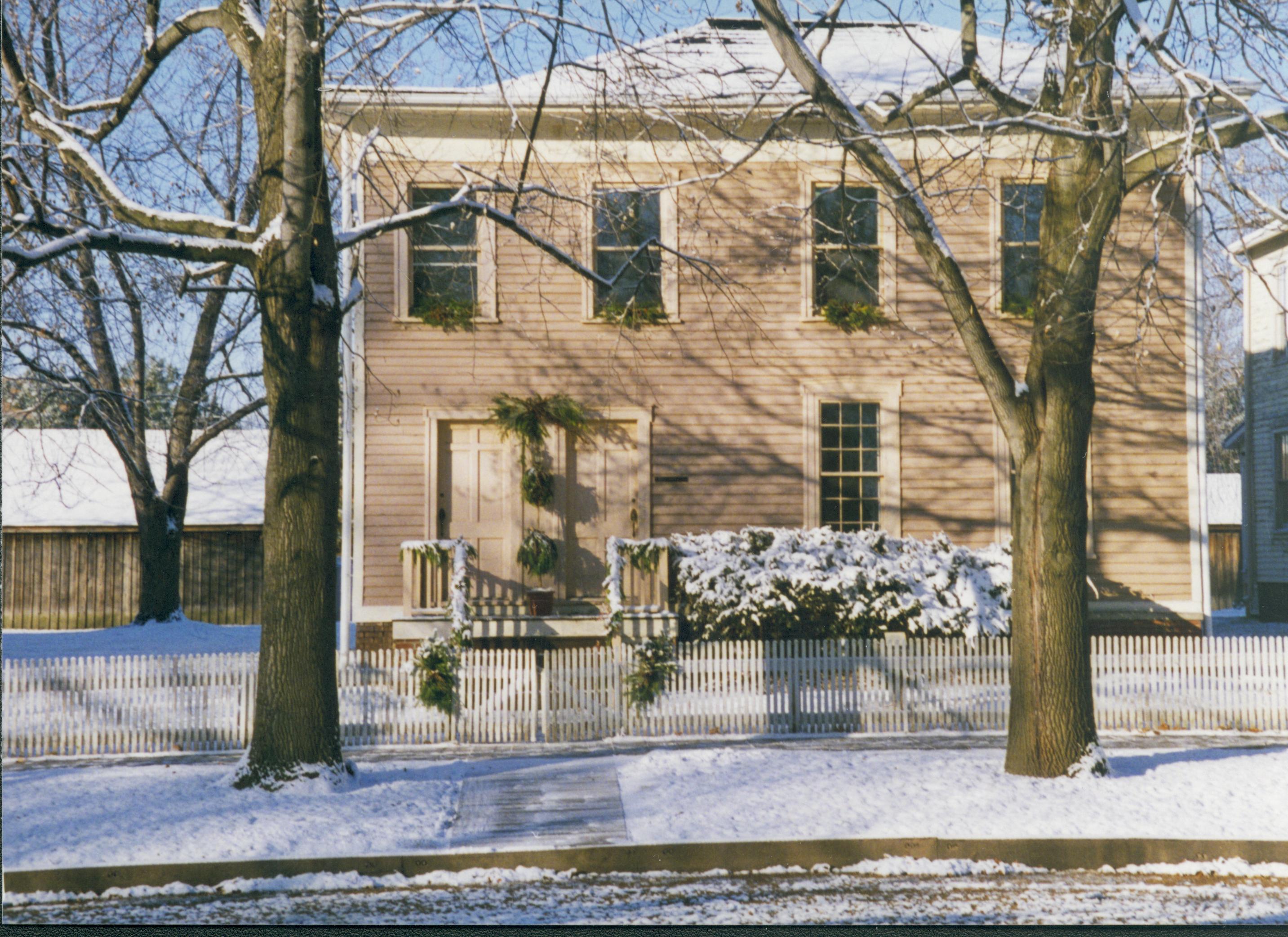 NA Lincoln Home NHS- Christmas in Licoln Neighborhood 1996, Holiday Decorations Christmas, decorations, neighborhood