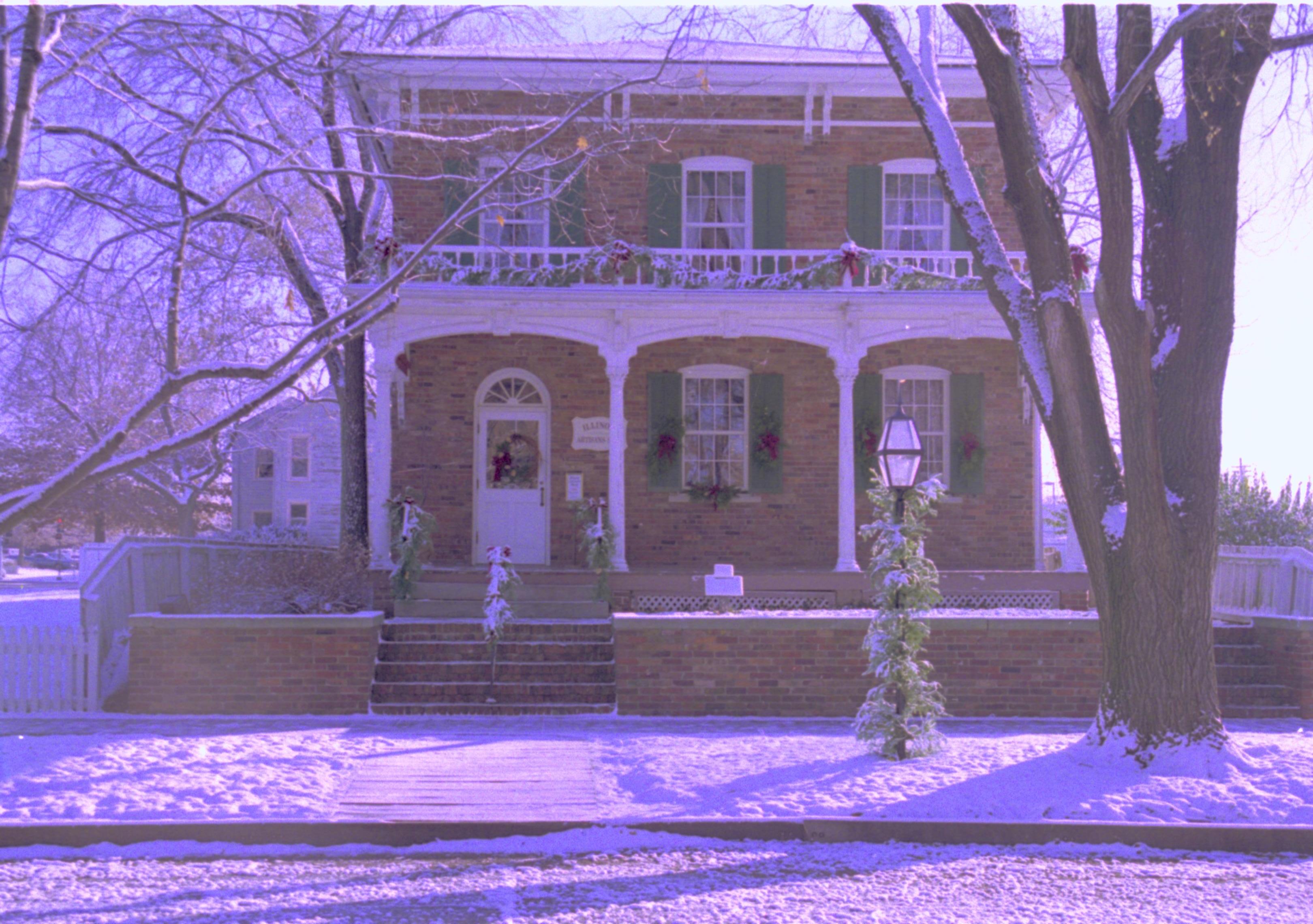 NA Lincoln Home NHS- Christmas in Licoln Neighborhood 1996, Holiday Decorations Christmas, decorations, neighborhood