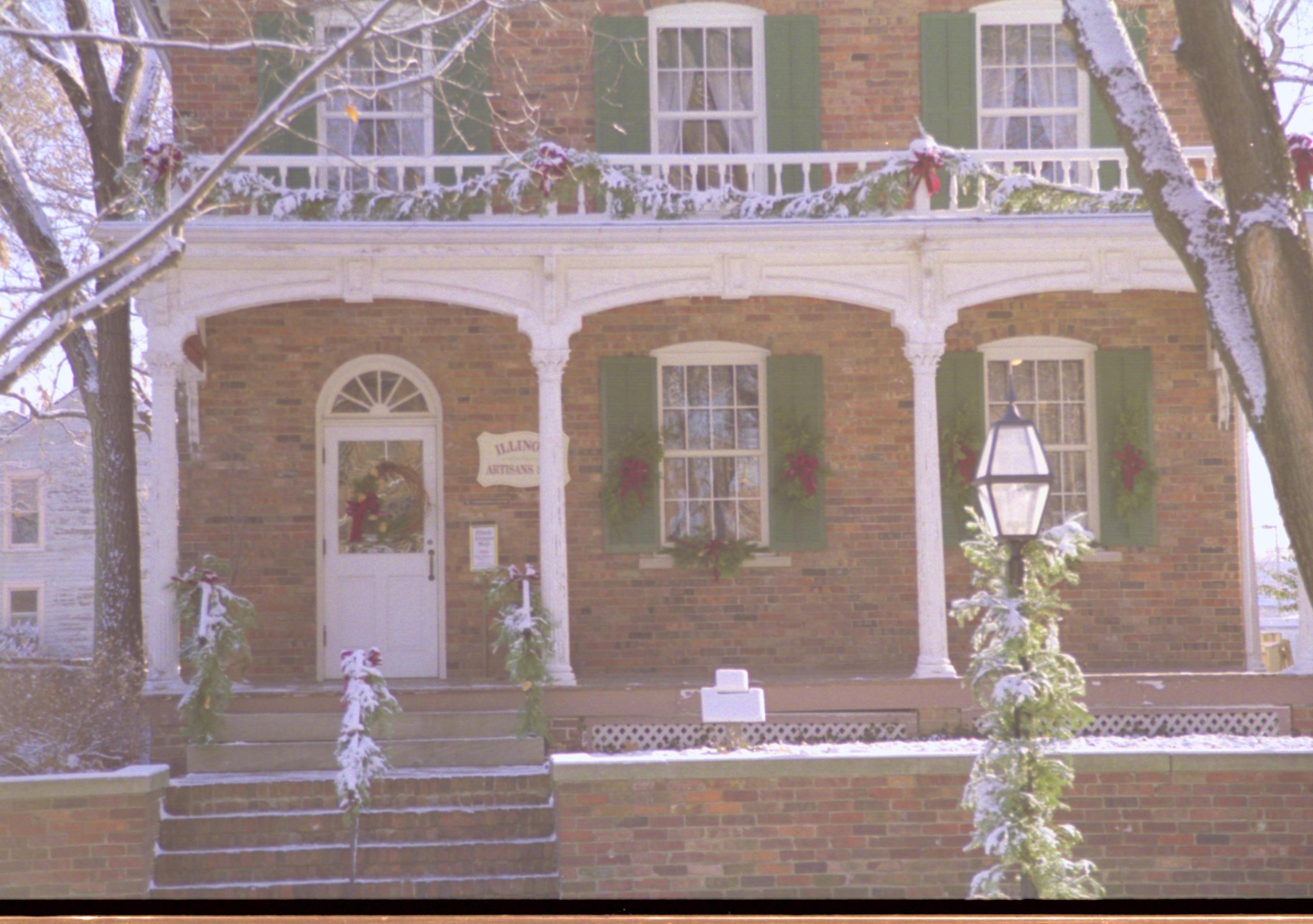 NA Lincoln Home NHS- Christmas in Licoln Neighborhood 1996, Holiday Decorations Christmas, decorations, neighborhood