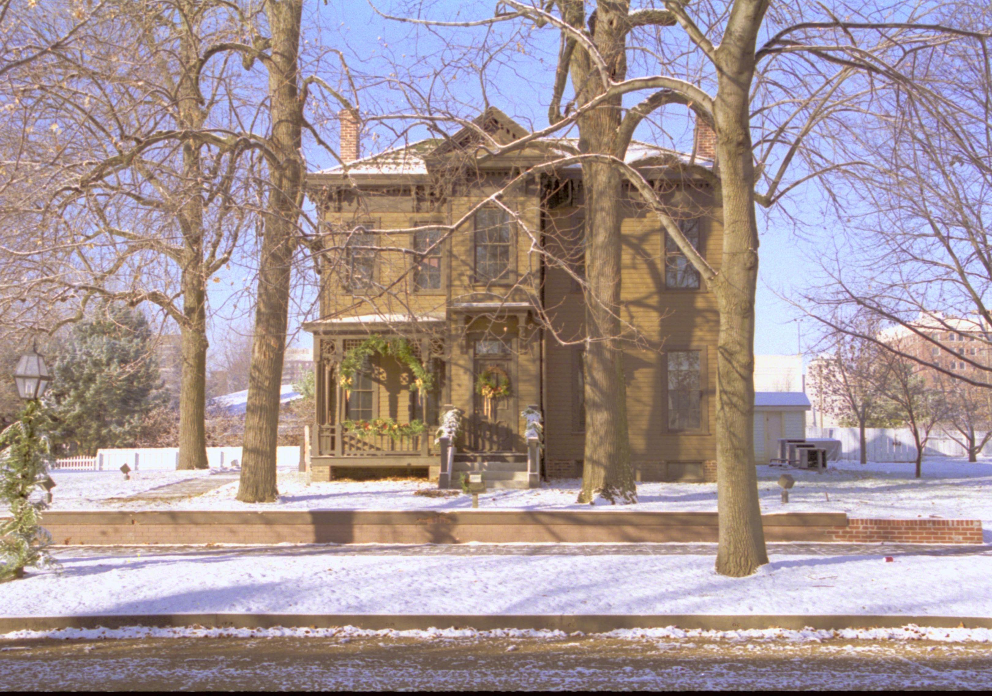 NA Lincoln Home NHS- Christmas in Licoln Neighborhood 1996, Holiday Decorations Christmas, decorations, neighborhood