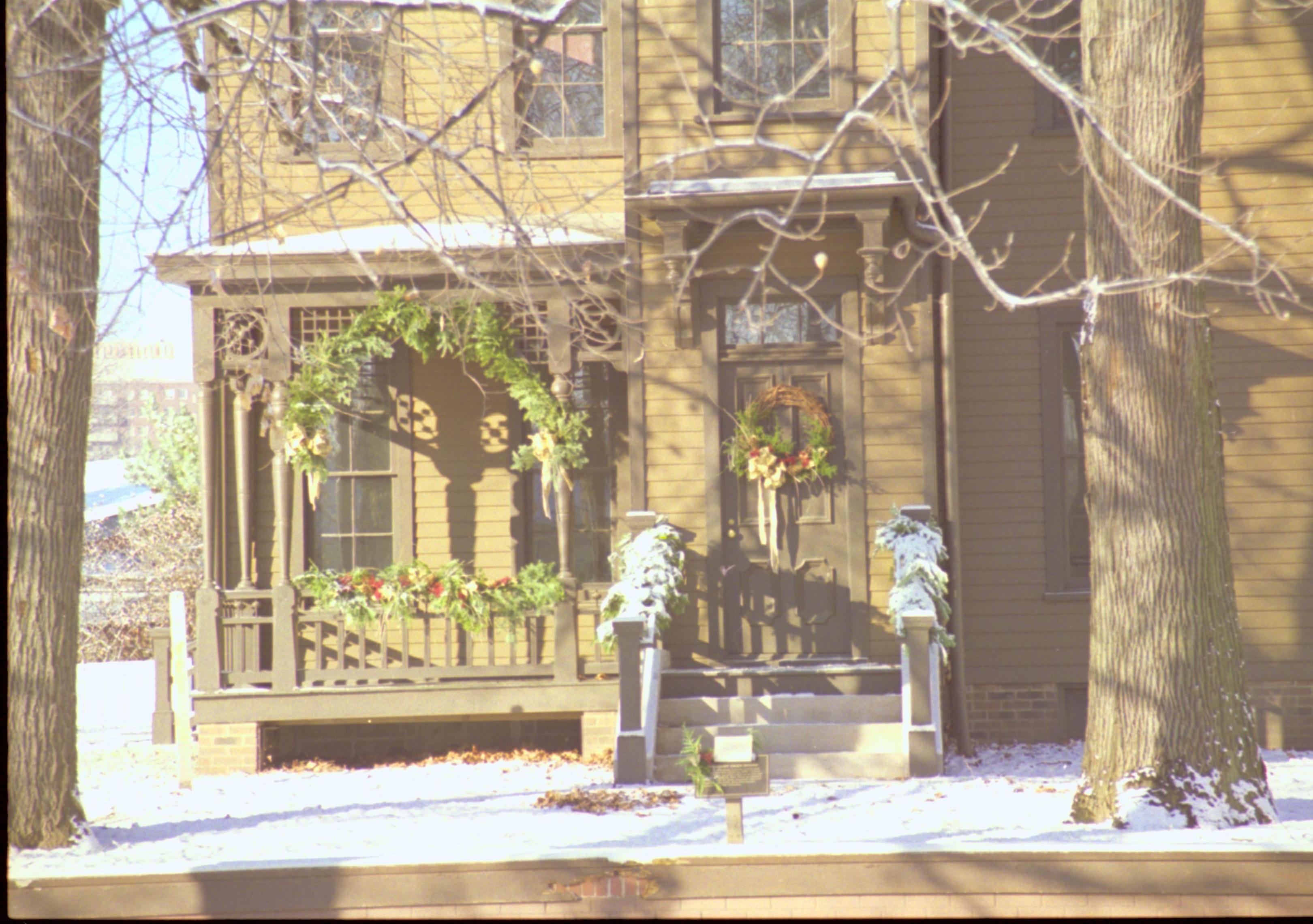 NA Lincoln Home NHS- Christmas in Licoln Neighborhood 1996, Holiday Decorations Christmas, decorations, neighborhood