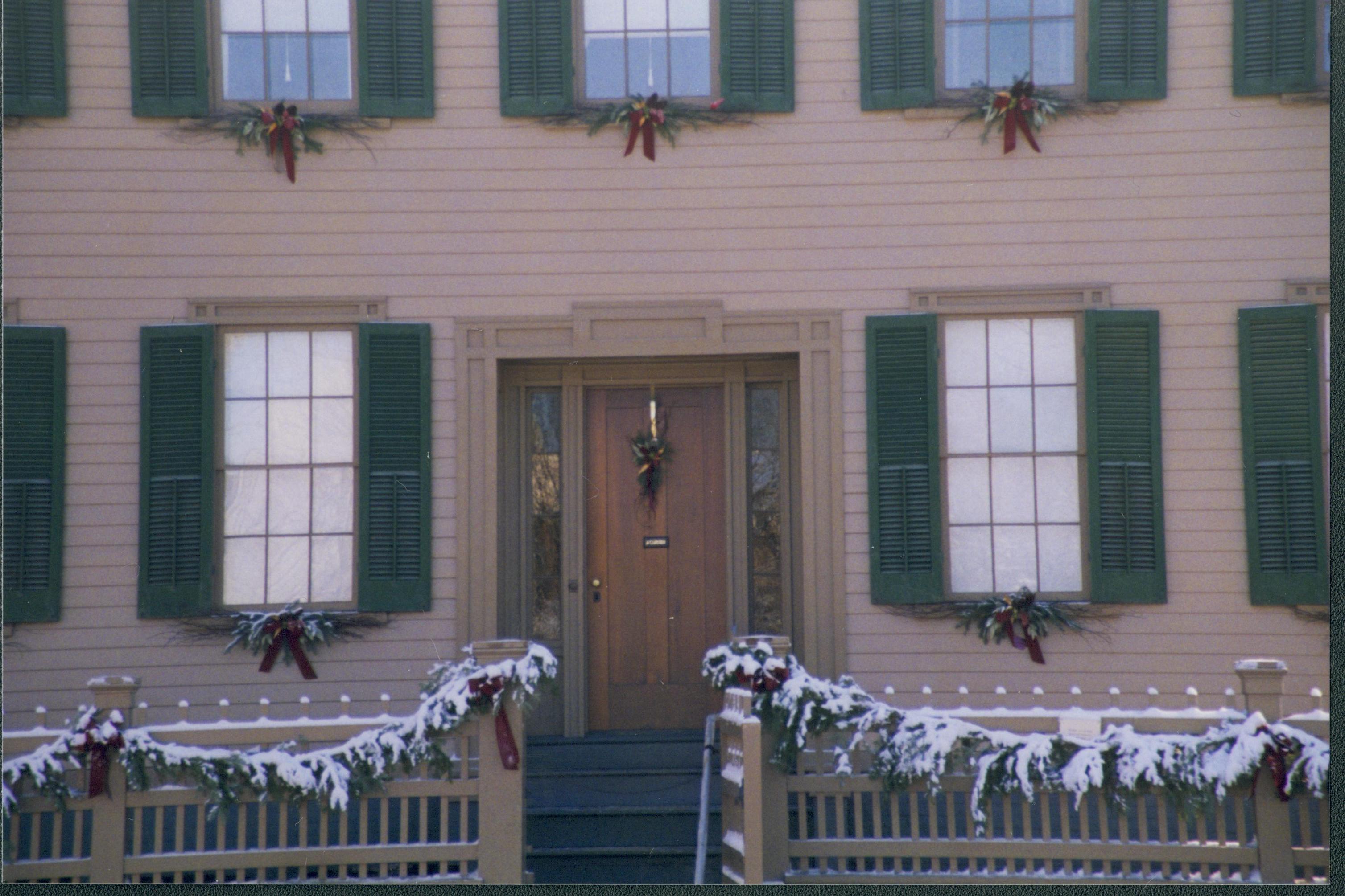 NA Lincoln Home NHS- Christmas in Licoln Neighborhood 1996, Holiday Decorations Christmas, decorations, neighborhood