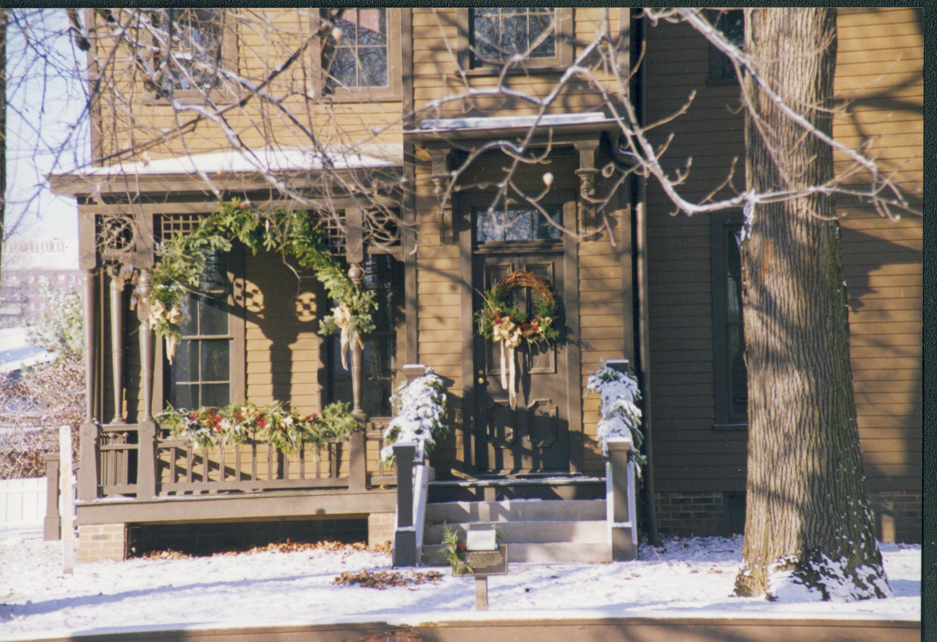 NA Lincoln Home NHS- Christmas in Licoln Neighborhood 1996, Holiday Decorations Christmas, decorations, neighborhood