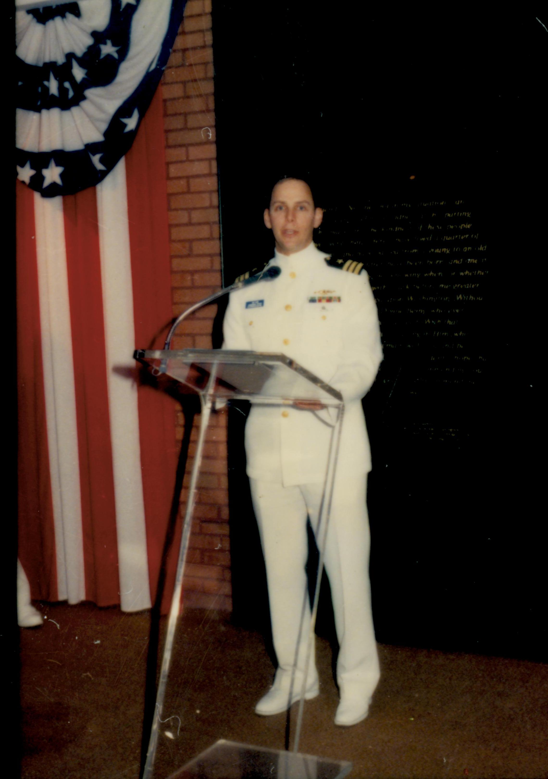 Admiral Richard Ford on Commissioning of Submarine Springfield submarine, commissioning, visitor center