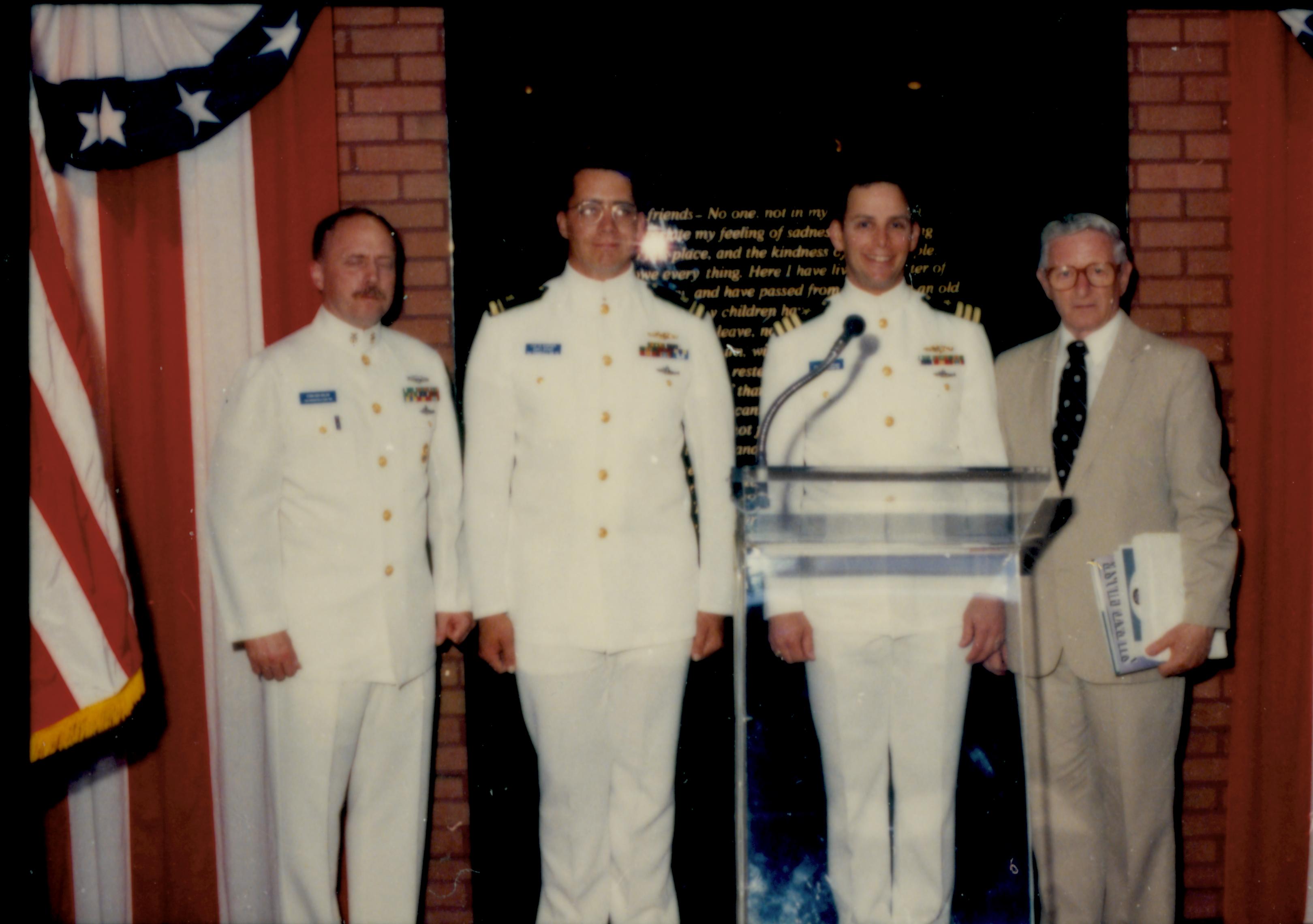 Admiral Richard Ford on Commissioning of Submarine Springfield submarine, commissioning, visitor center