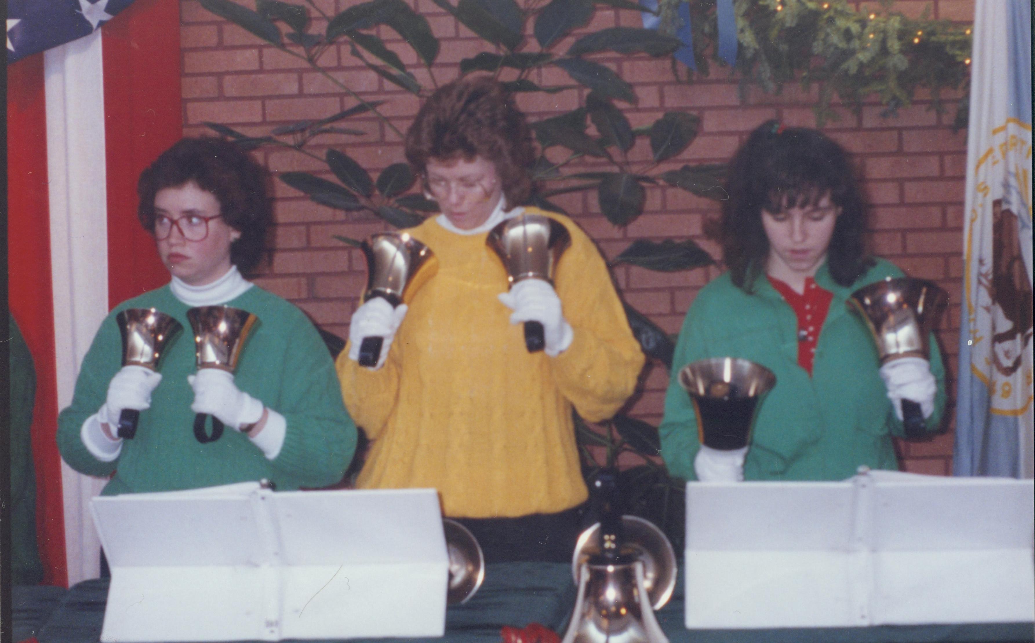 Bell ringers in VC. Lincoln Home NHS- Christmas Programs Christmas, decorations, program