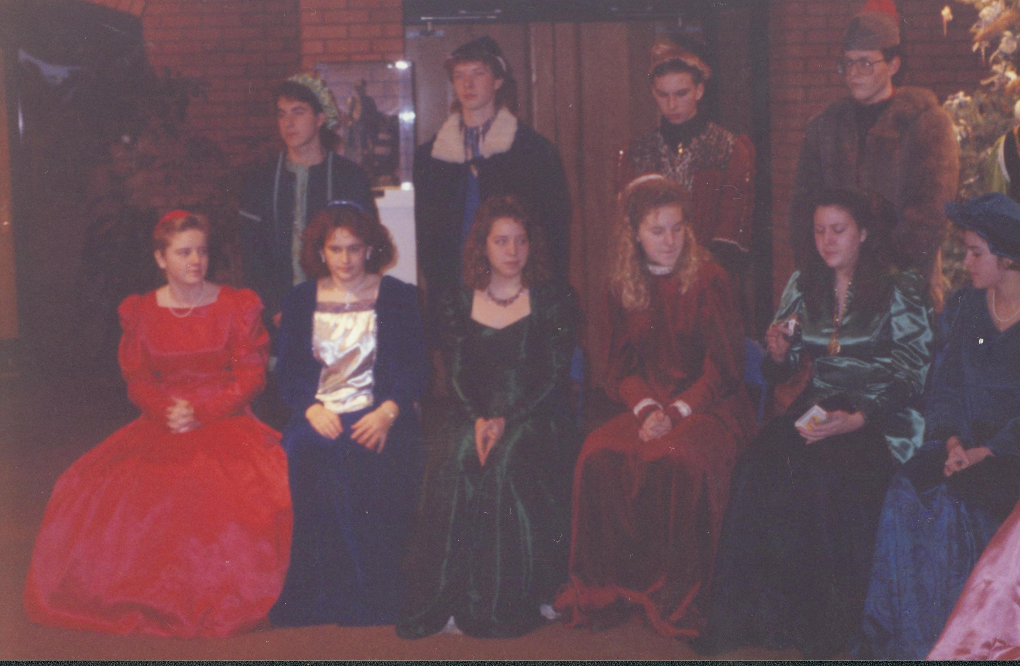 Madrigal singers in VC. Lincoln Home NHS- Christmas Programs Christmas, decorations, program