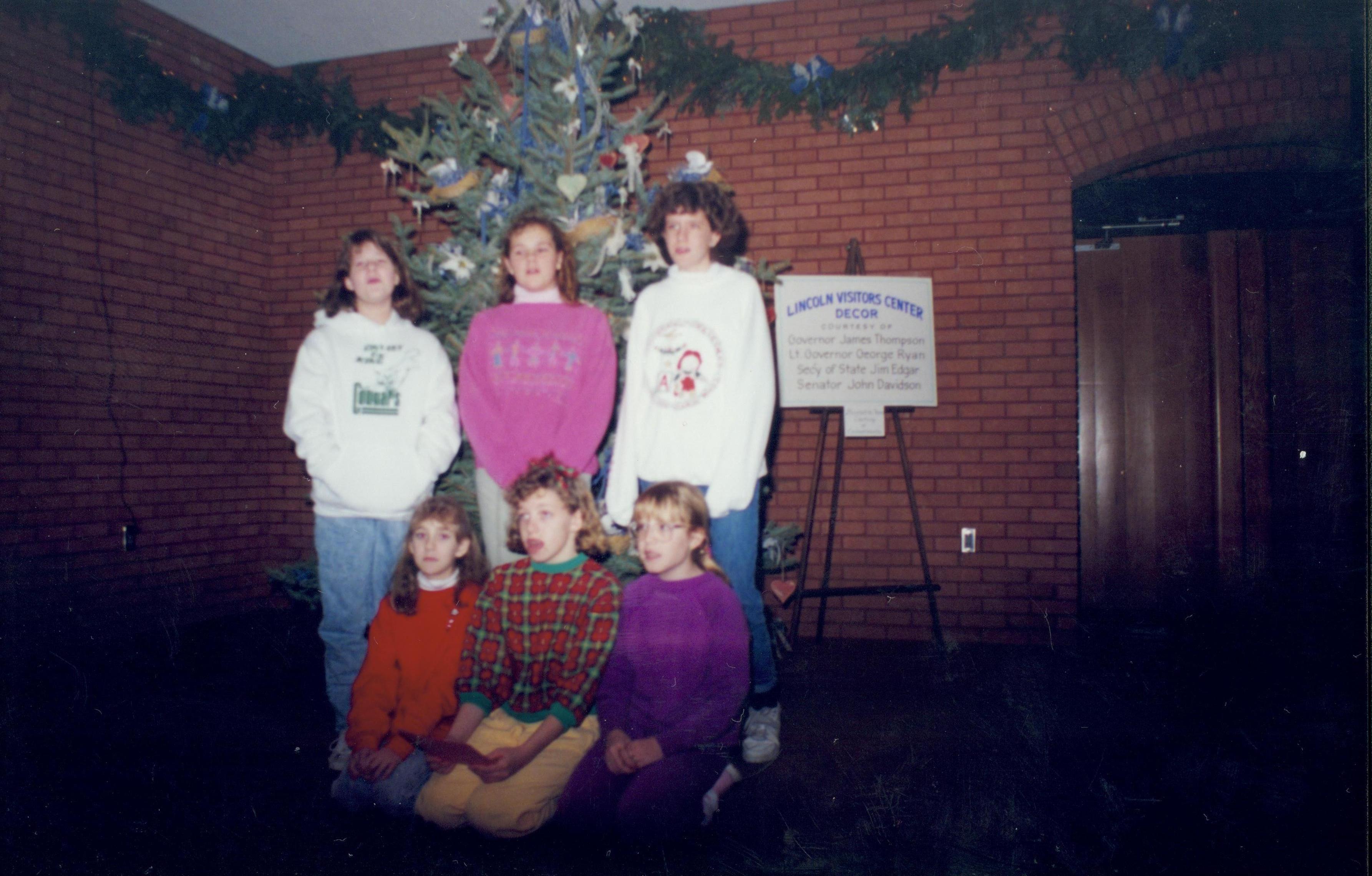 Carolers in VC. Lincoln Home NHS- Christmas Programs Christmas, decorations, program