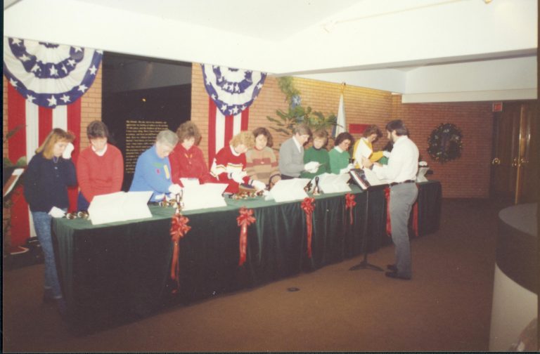 Bell ringers in VC. Lincoln Home NHS- Christmas Programs Christmas, decorations, program