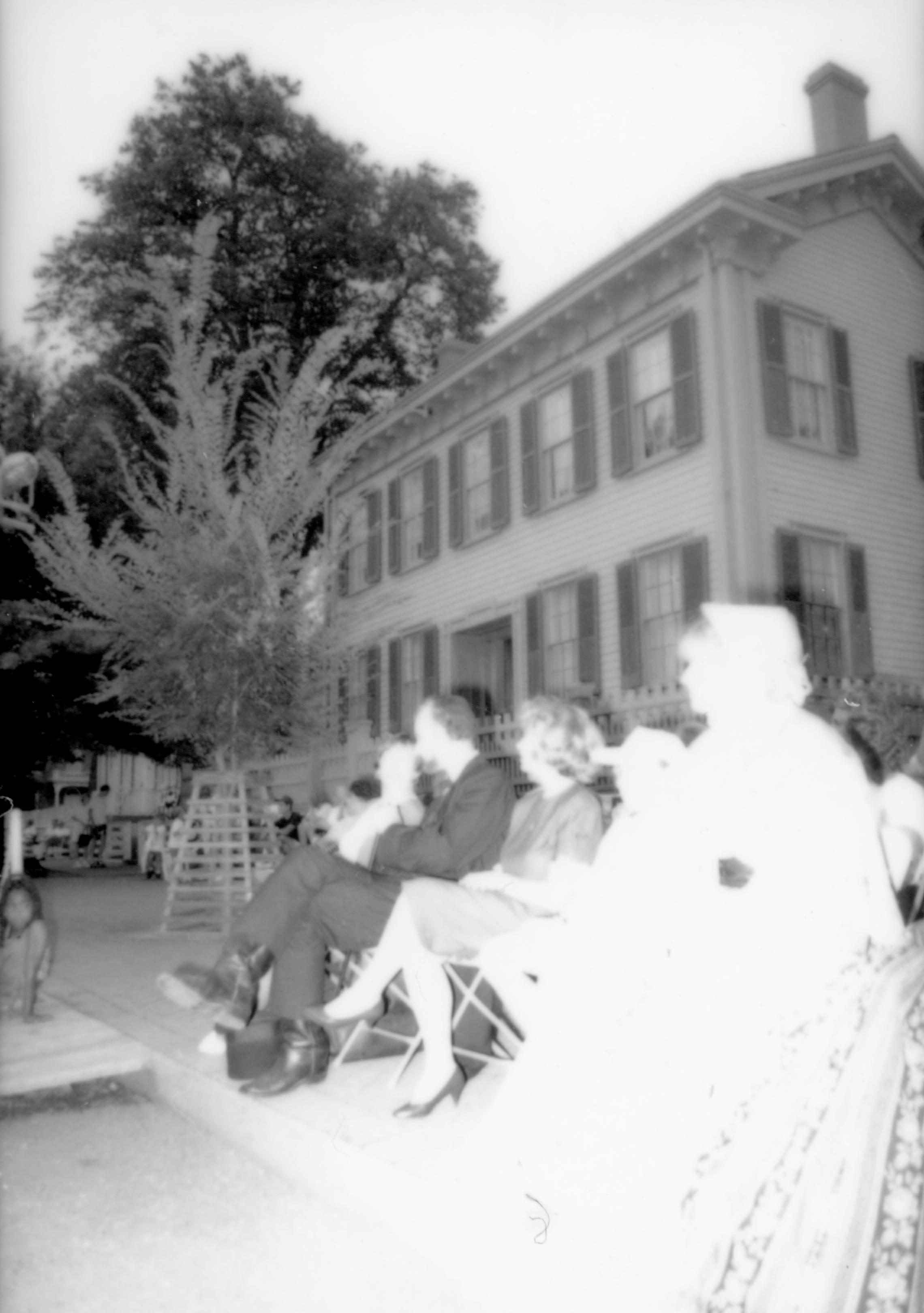 People listening to concert. Lincoln Home NHS- Coast Guard Band Concert, 87020 concert, Coast Guard