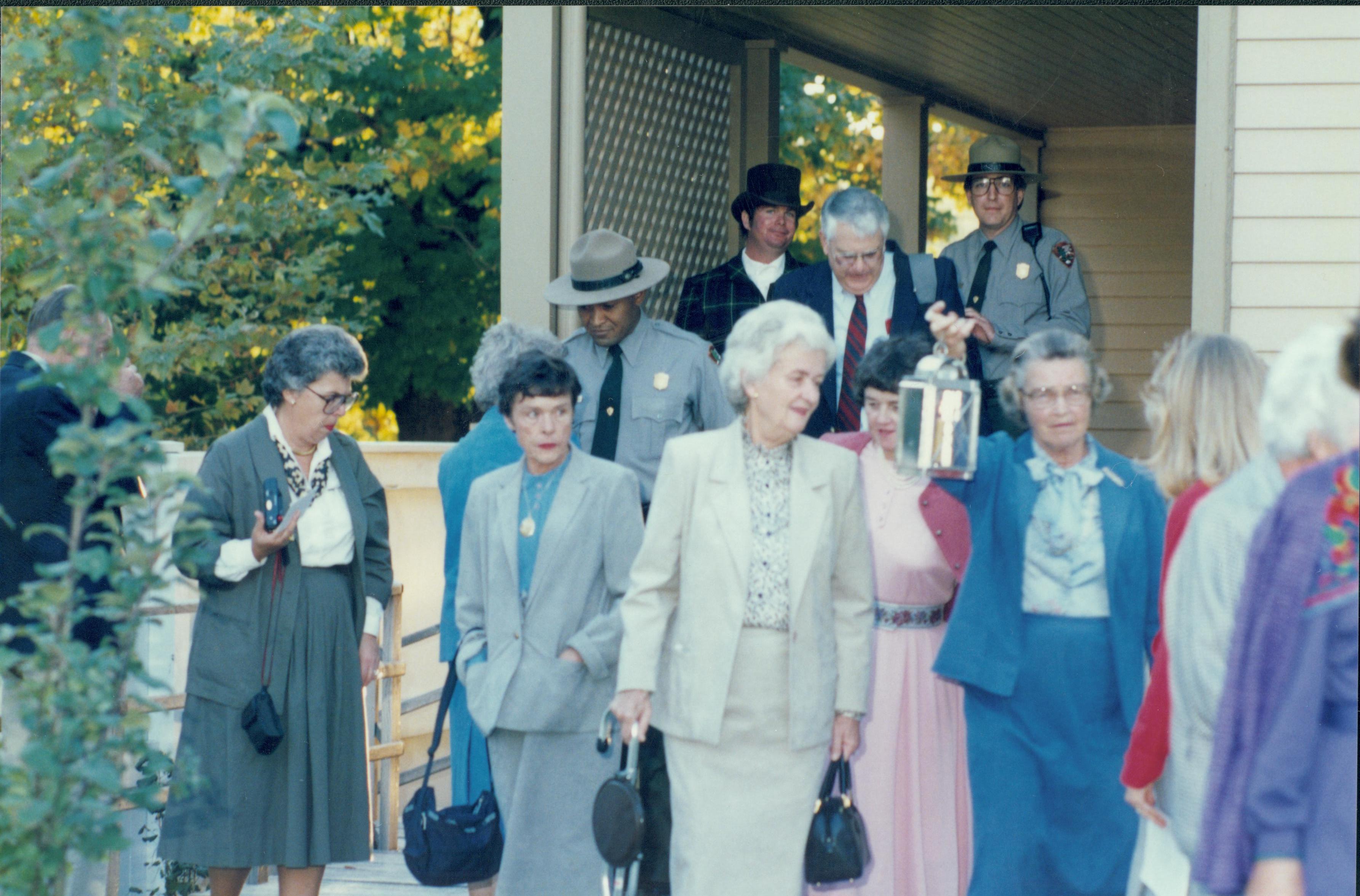 Candle Light Tour for Colonial Dames Lincoln Home NHS- Colonial Dames 9/89 colonial, tour