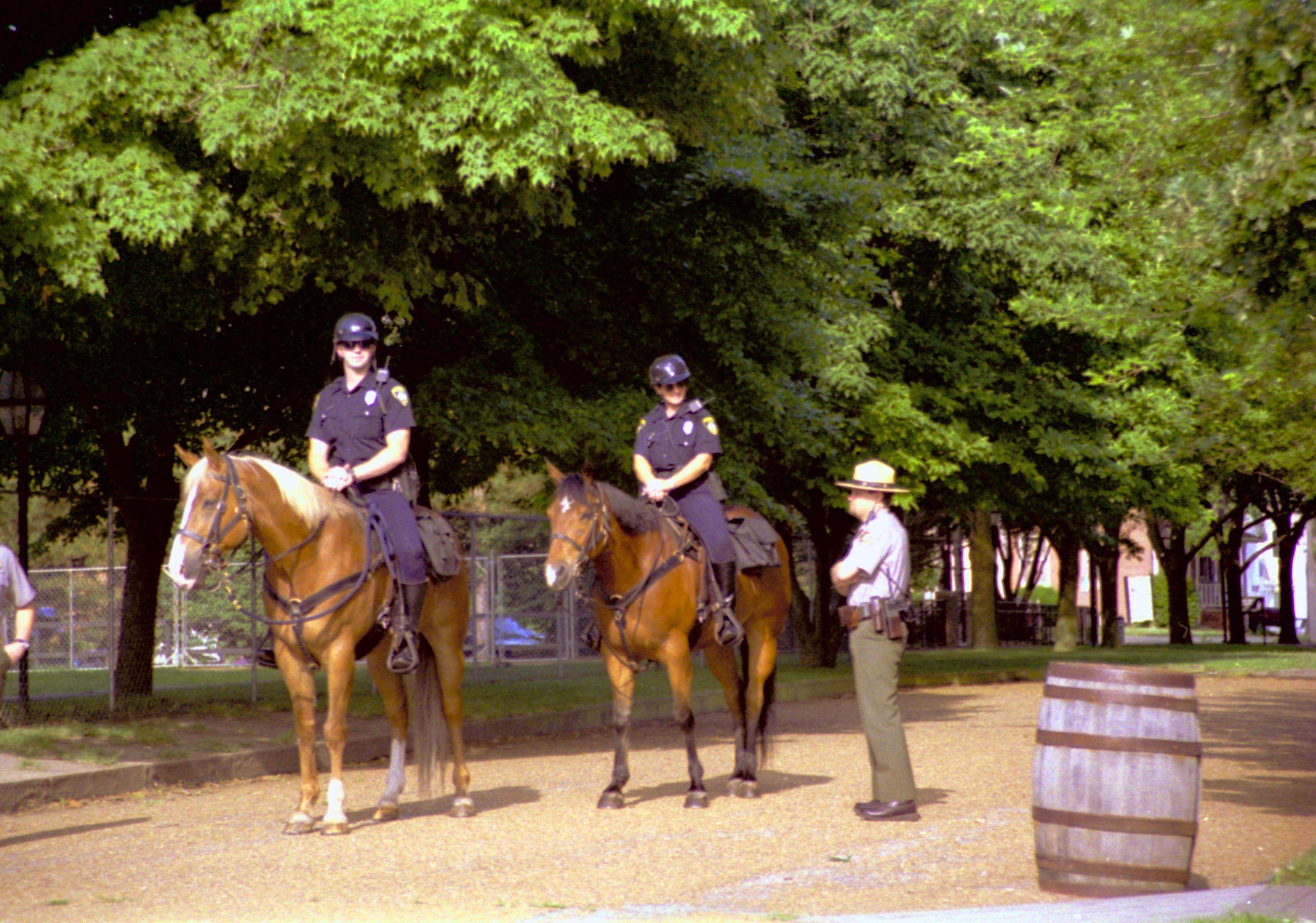 NA Lincoln Home NHS- C-SPAN C-SPAN, police, horse