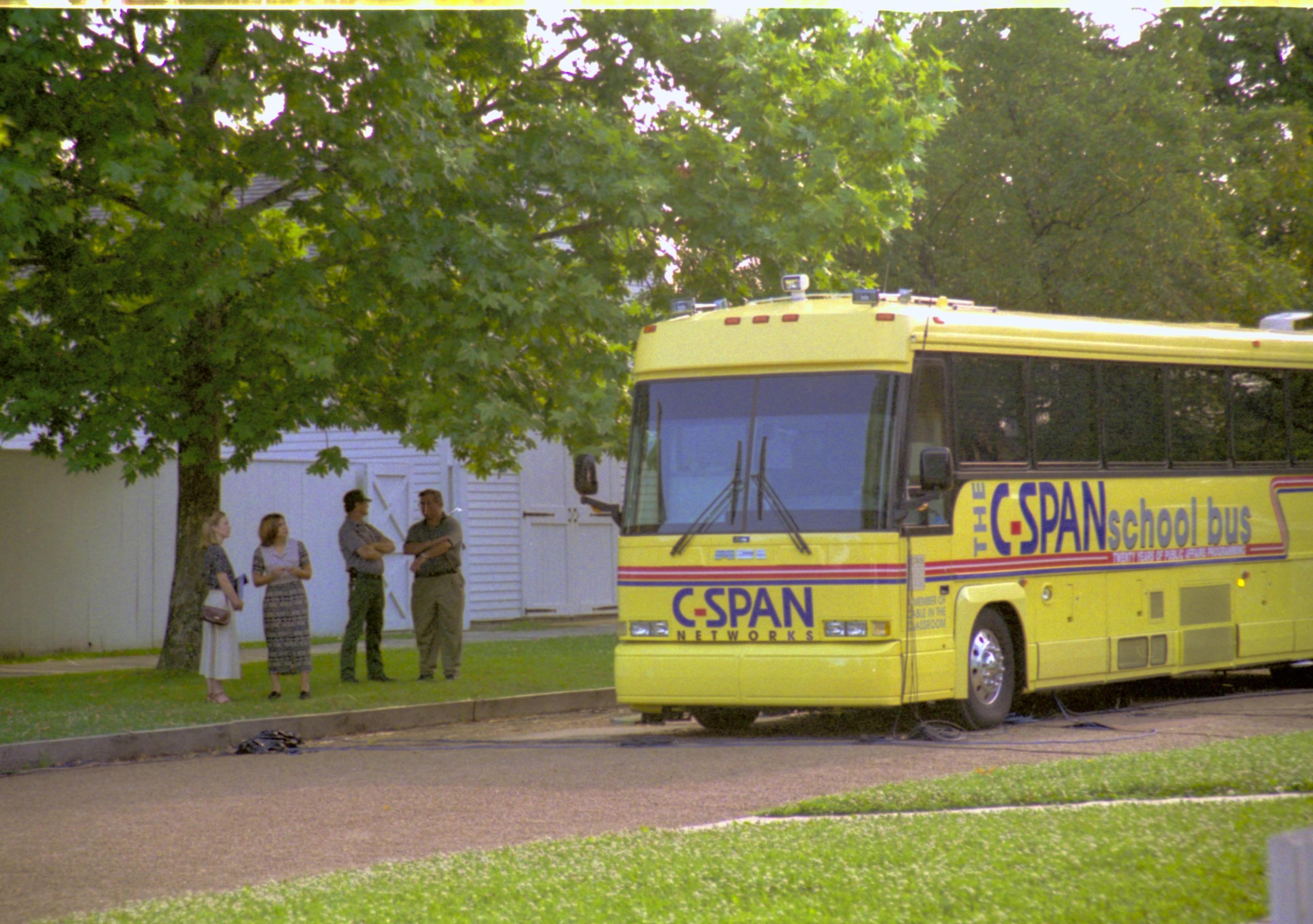 NA Lincoln Home NHS- C-SPAN C-SPAN, bus