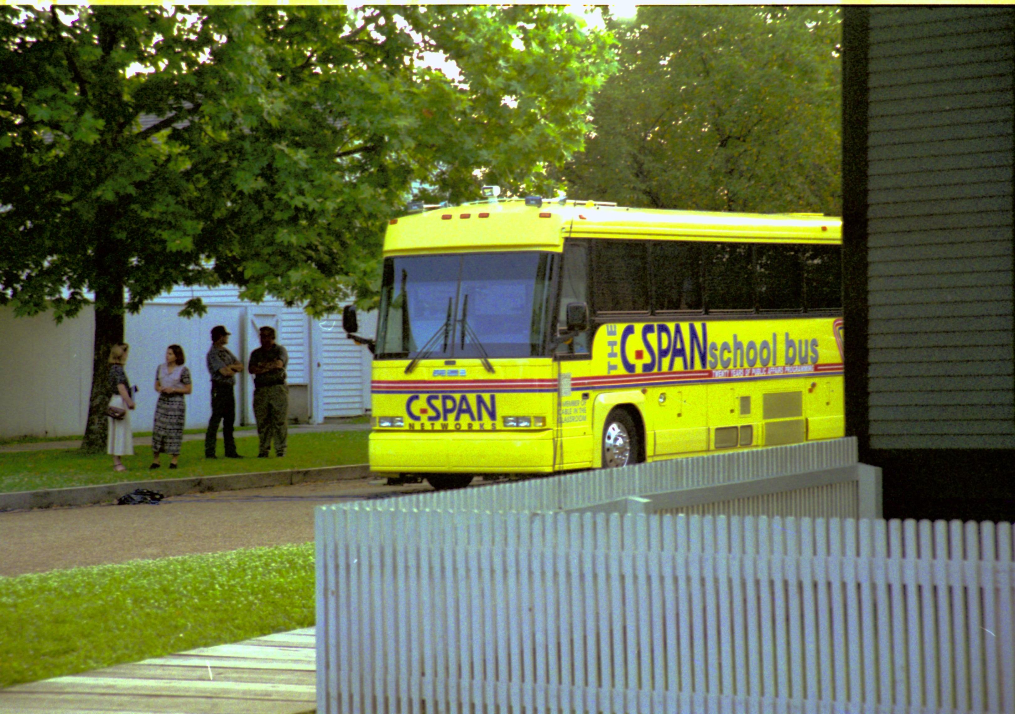 NA Lincoln Home NHS- C-SPAN C-SPAN, bus