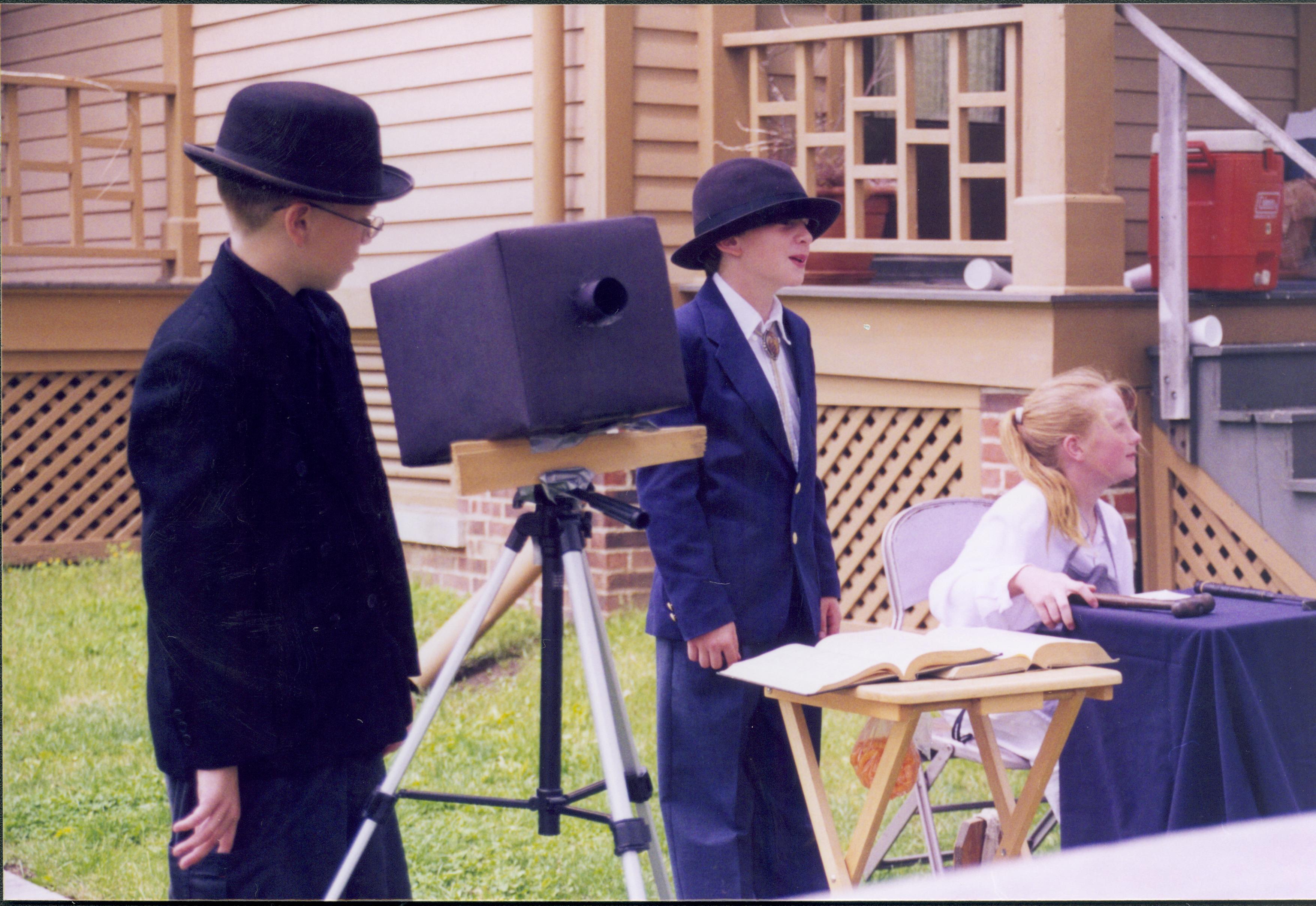 Occupations demonstrated Lincoln Home NHS- Dubois School, 2002-7 exp 11 re-enactment, occupations