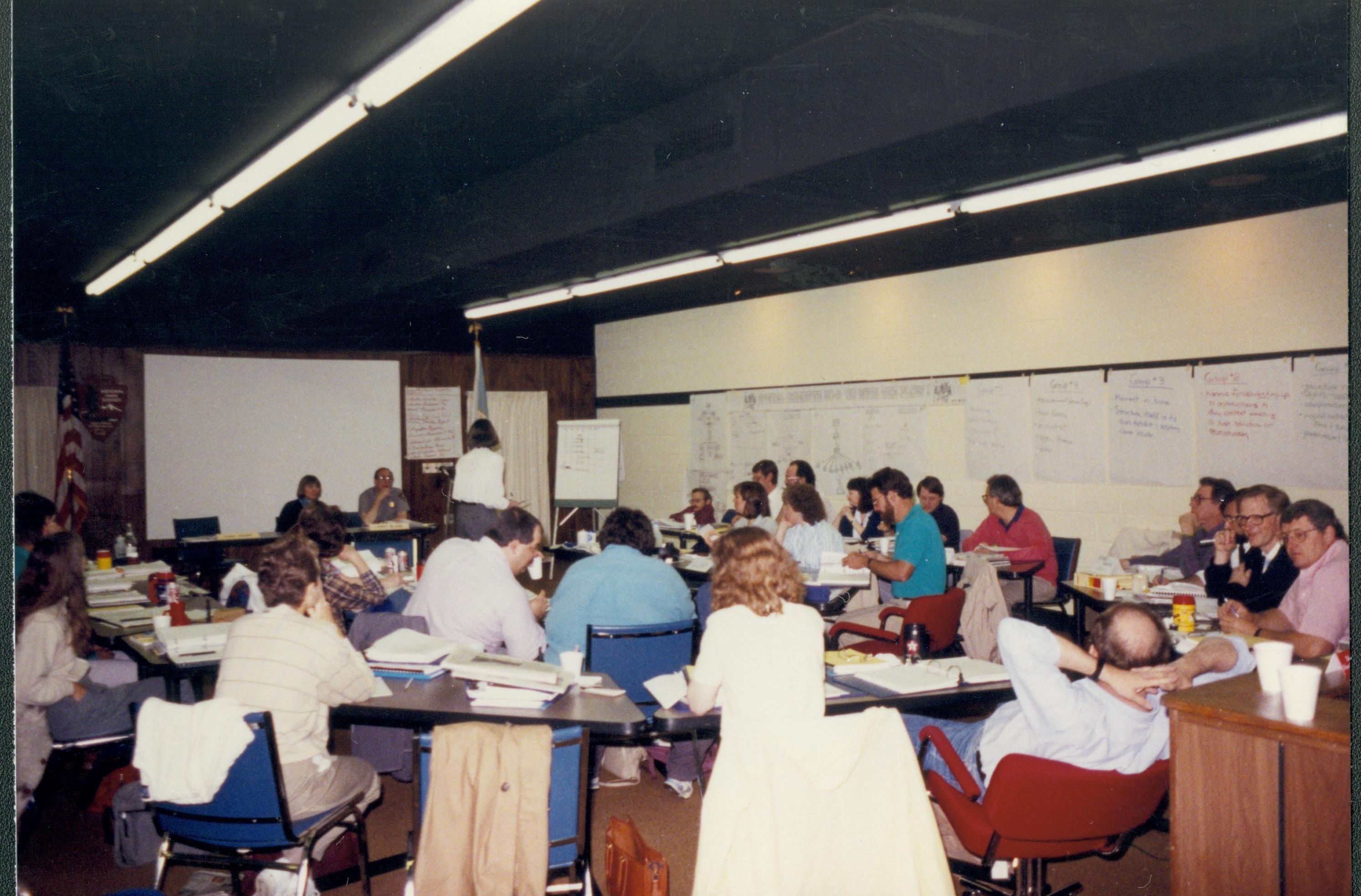 People at meeting in Conference Center. Lincoln Home NHS- Durbin 3581381 meeting, conference