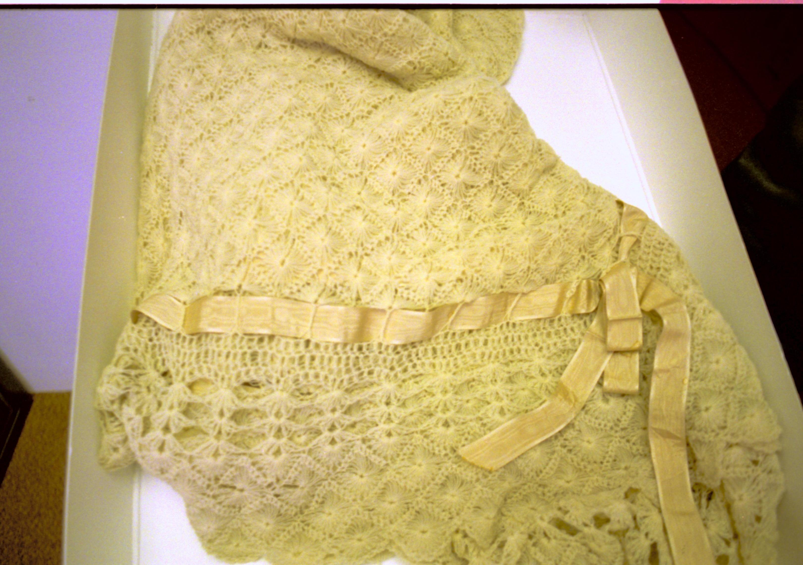 Shawl Lincoln Home NHS- Durbin, 24C, artifact #744 shawl, artifact