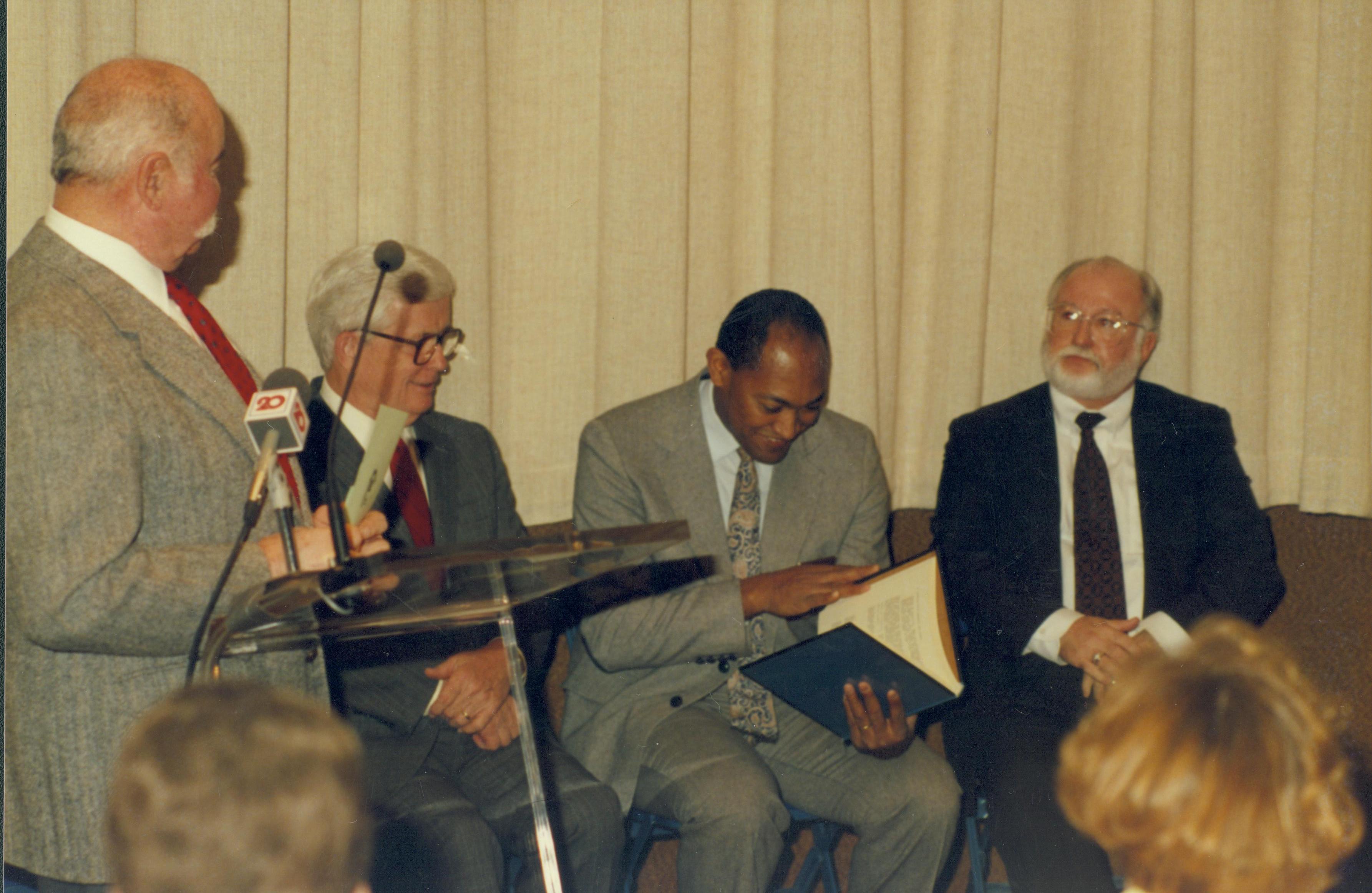 Former Congressman Finley, a day to say thanks for what he did for NPS Lincoln Home NHS- Paul Findley Recognition Award, 4 Finley, award