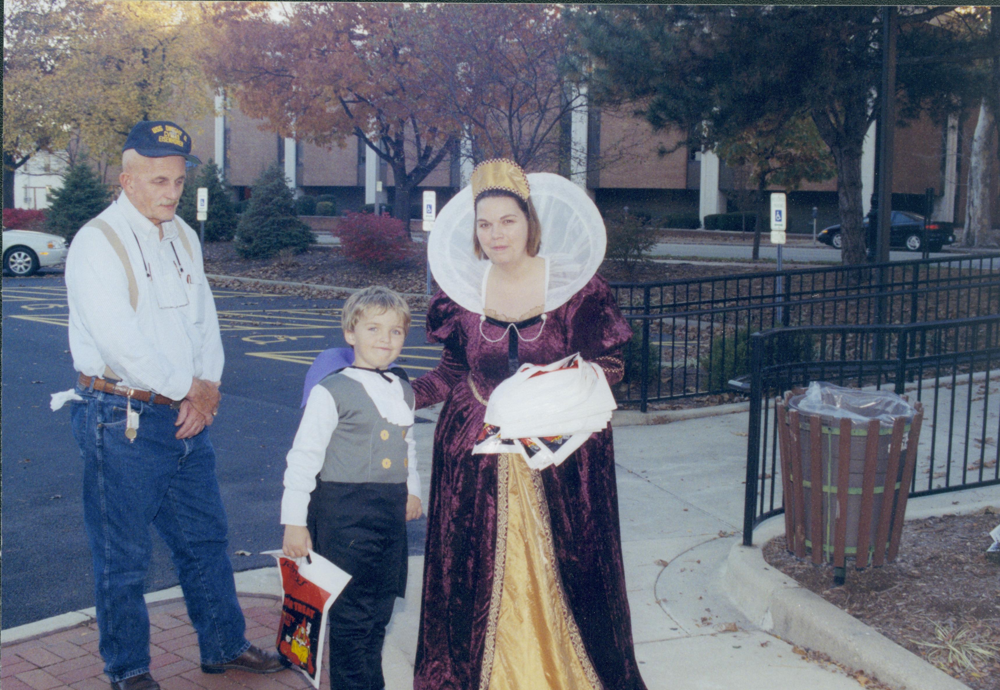 Two in costime , one as a queen. Lincoln Home NHS- Halloween halloween, costumes, decorations