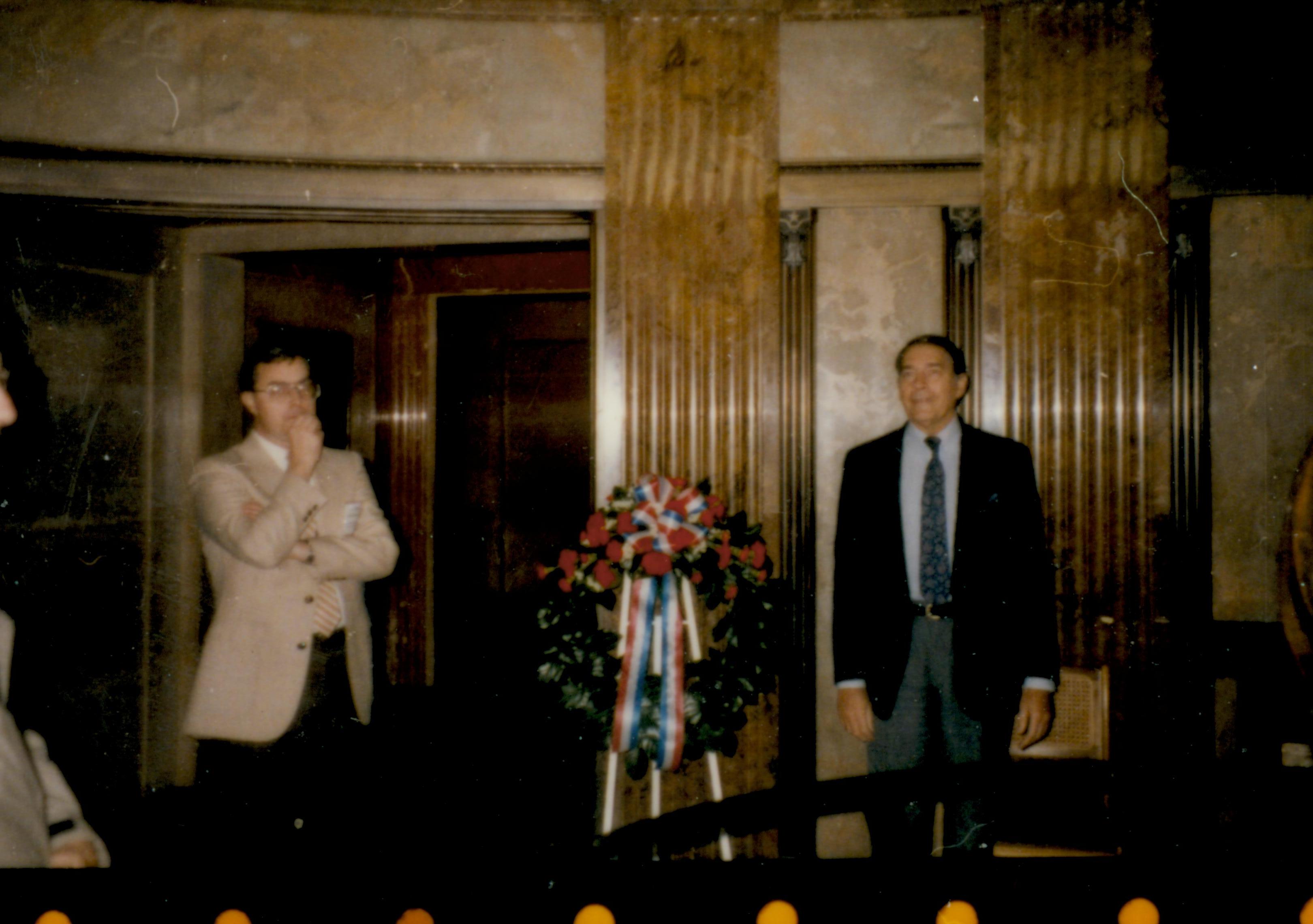 Lincoln Home NHS- Castleberry visit- Wreath laying ceremony with Regional Director at Lincoln Tomb Castleberry, tomb, ceremony