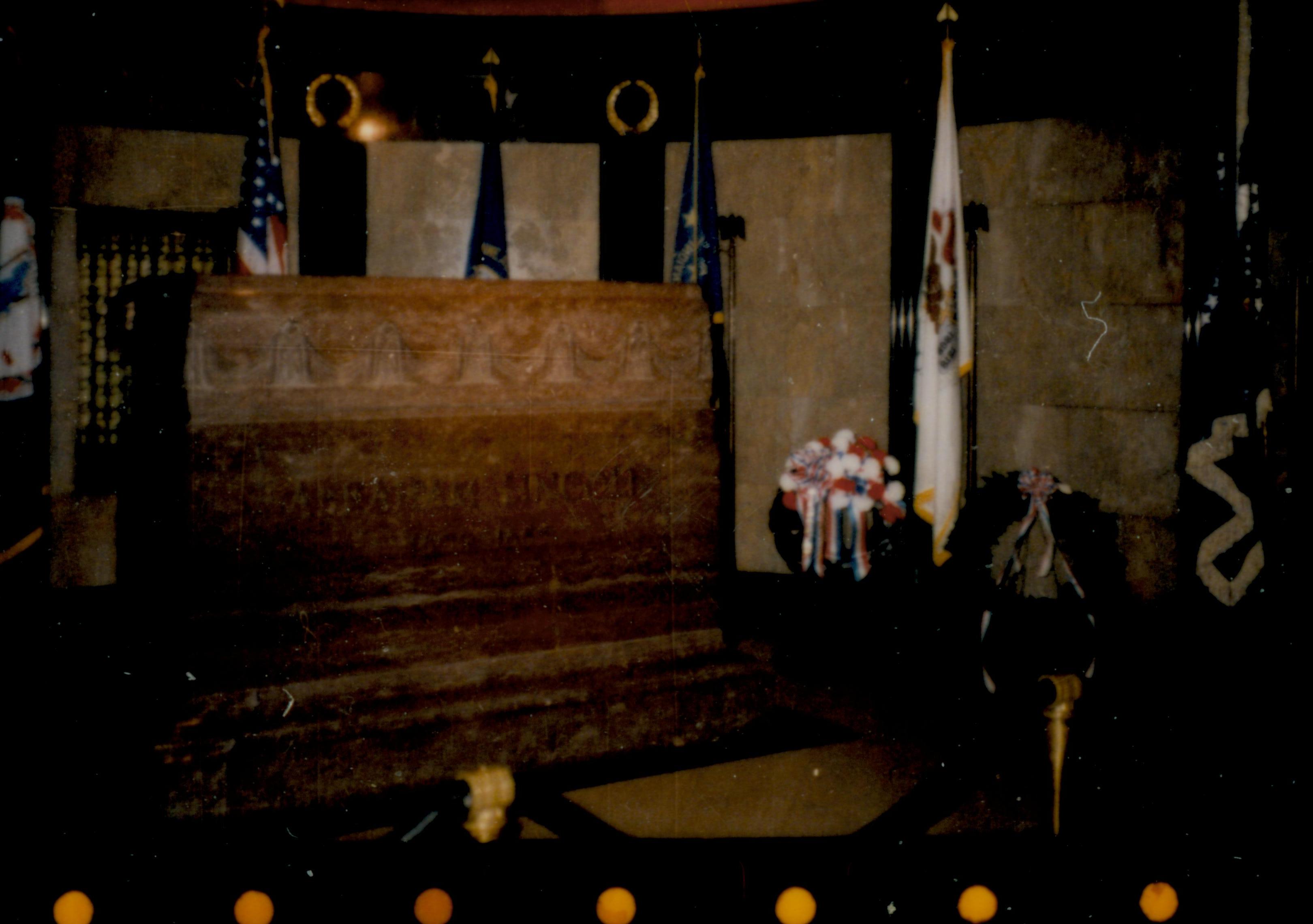 Lincoln Home NHS- Castleberry visit- Wreath laying ceremony with Regional Director at Lincoln Tomb Castleberry, tomb, ceremony